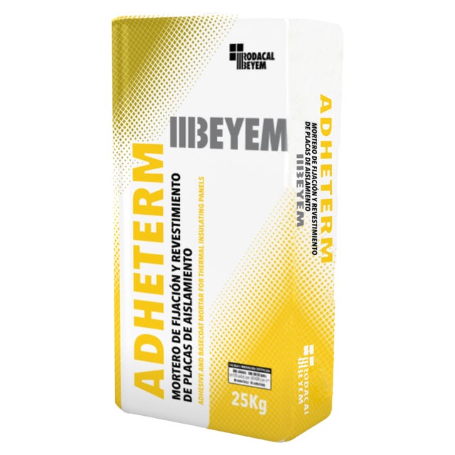 MORTERO ADHESIVO Y REGULADOR BEYEM SATE 25KG GRIS