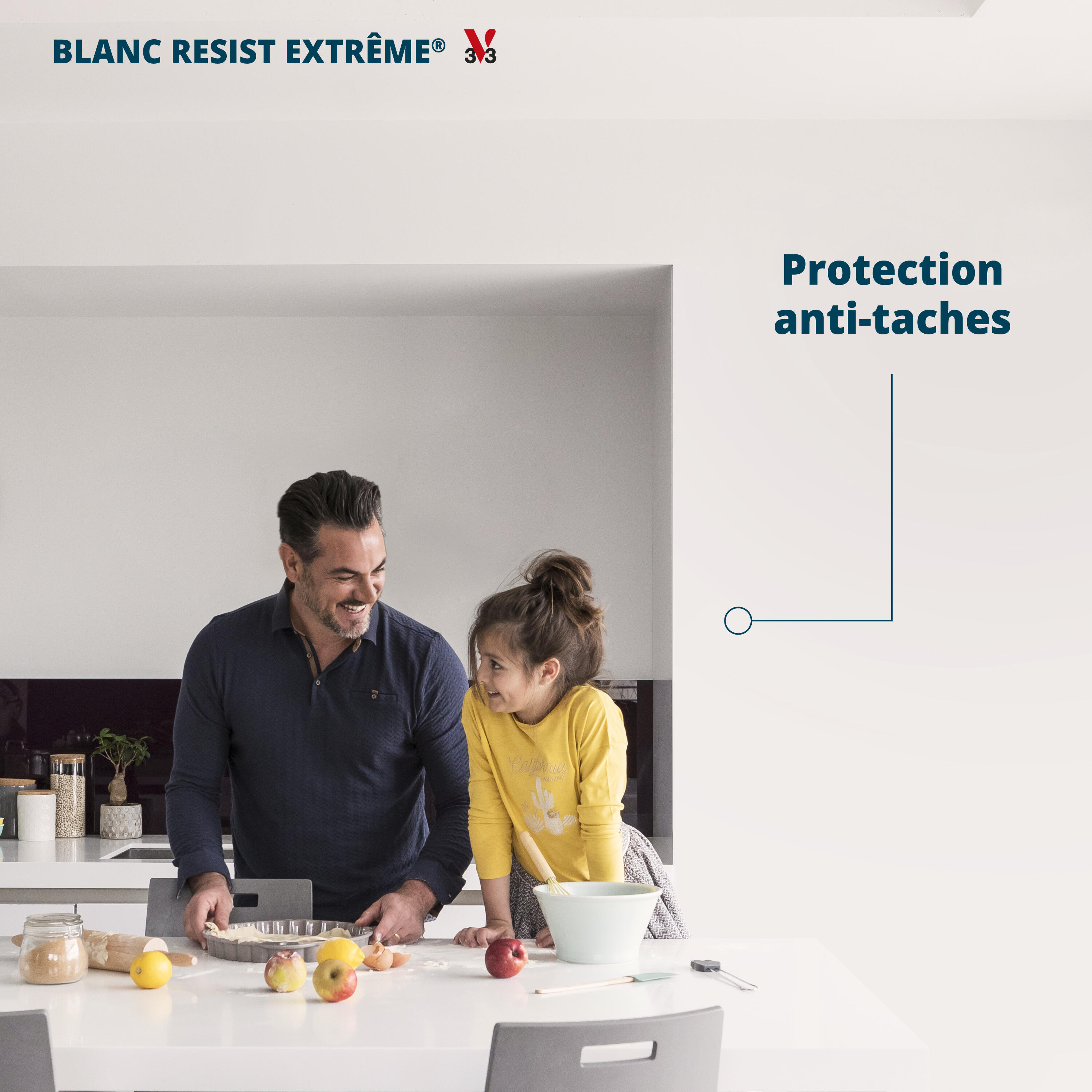 Peinture mur, plafond, boiserie blanc satin V33 Résist' extrême® 10L - 4