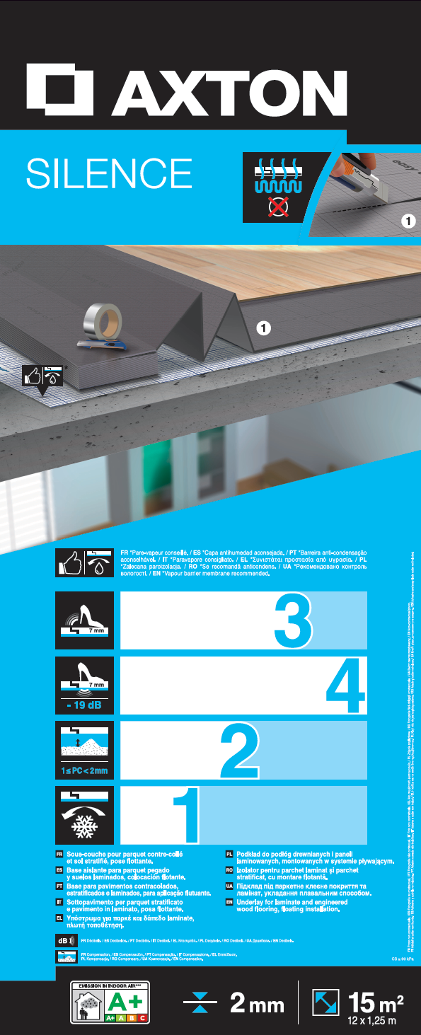 Sottopavimento AXTON Silence Sp 2 mm - 9
