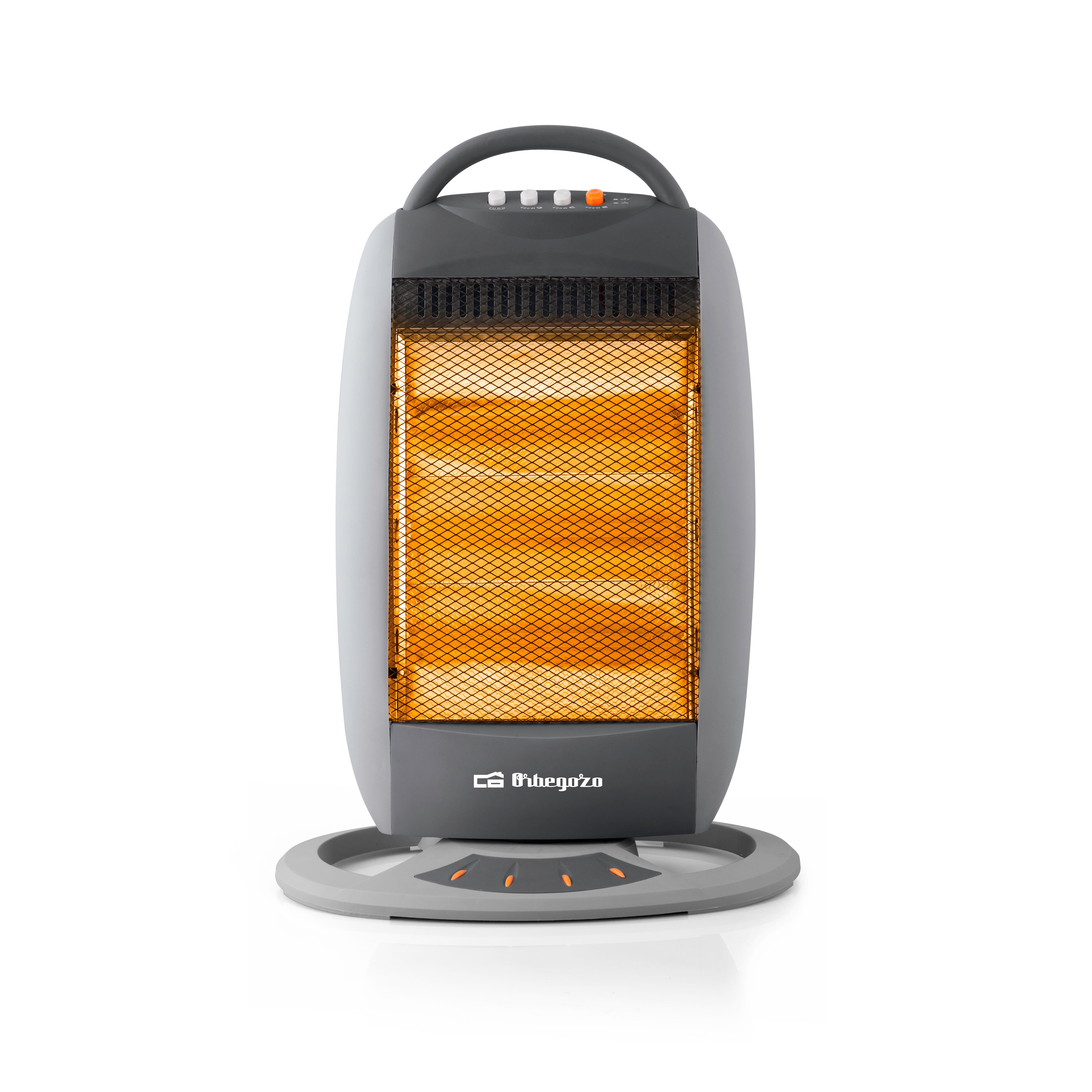 Orbegozo Calefactor Halógeno Bp 5008, Oscilante, 3 Niveles De Potencia, 1200W - Imagen 4