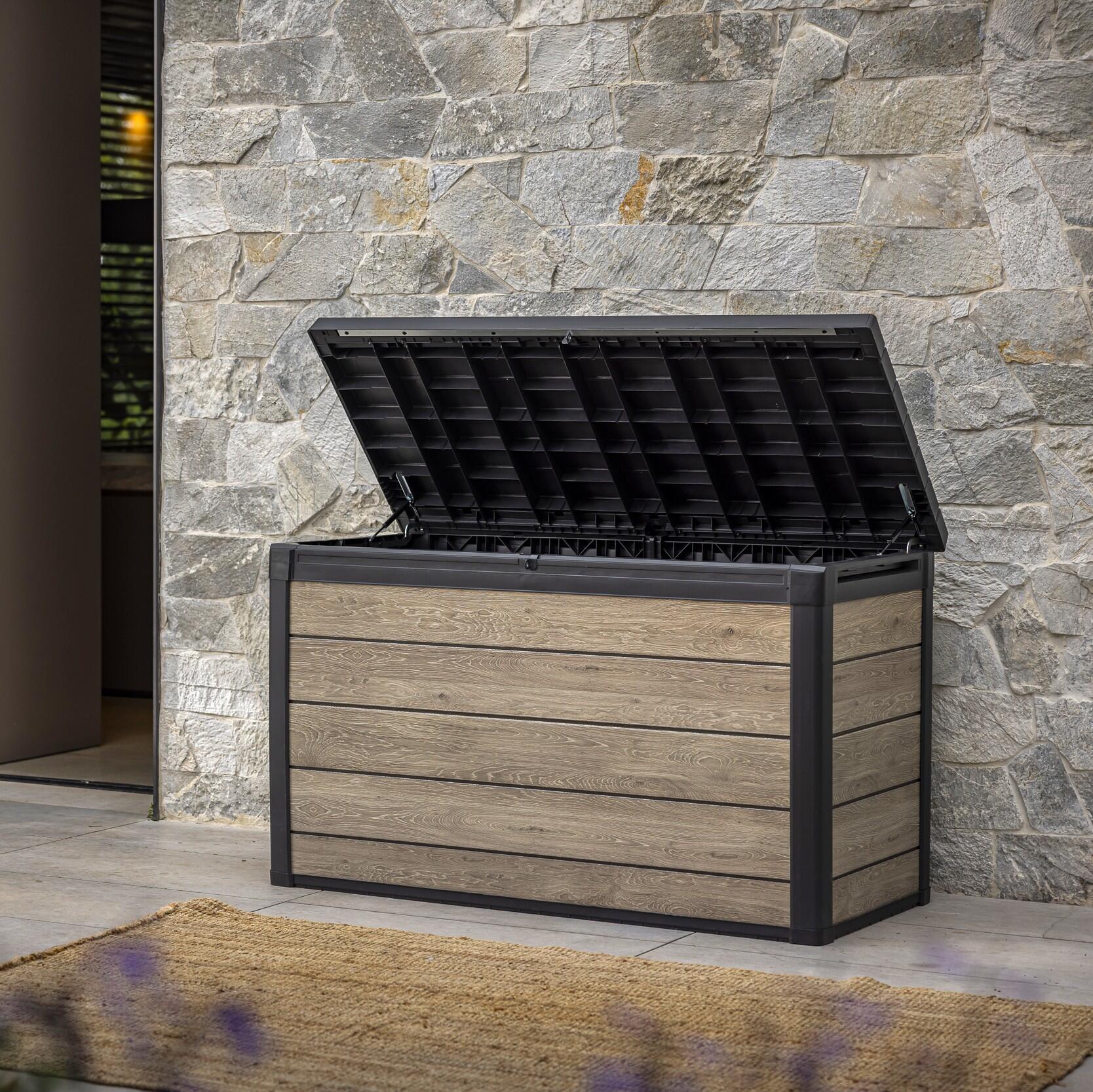 coffre de rangement bois keter - 1