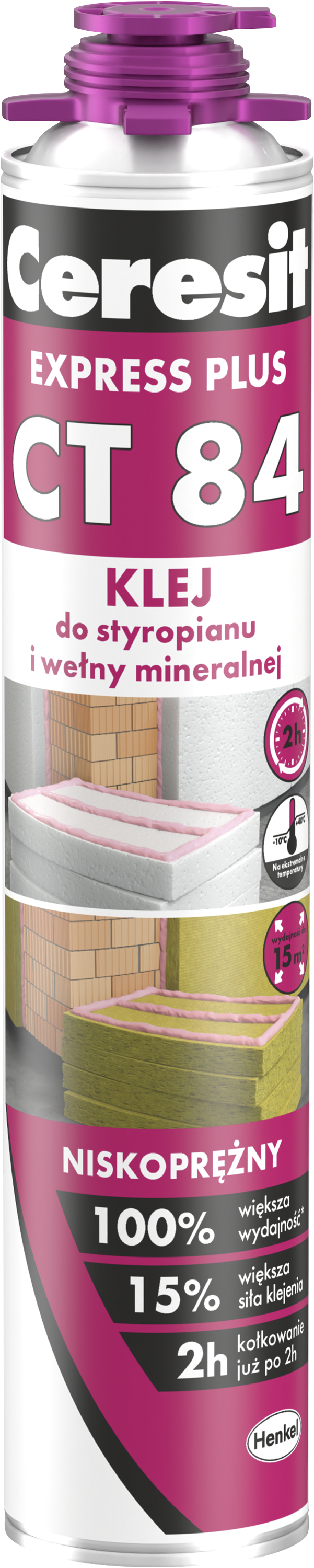 Klej poliuretanowy do styropianu CT 84 850 ml Ceresit