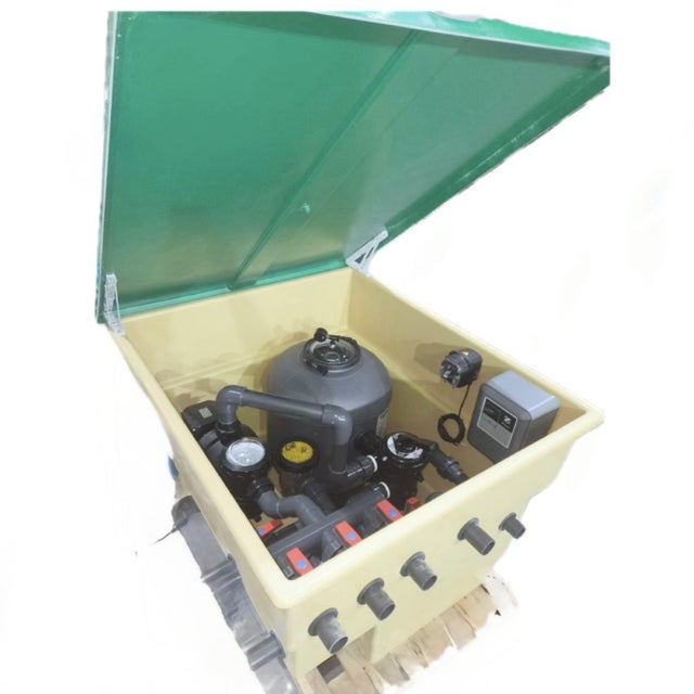 CASETA CON FILTRO INYECTADO 500MM+BOMBA 0.75CV