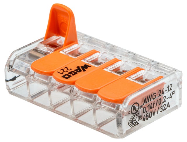 CONECTOR 5 ENTRADAS 0,14-4MM2 WAGO 50UDS