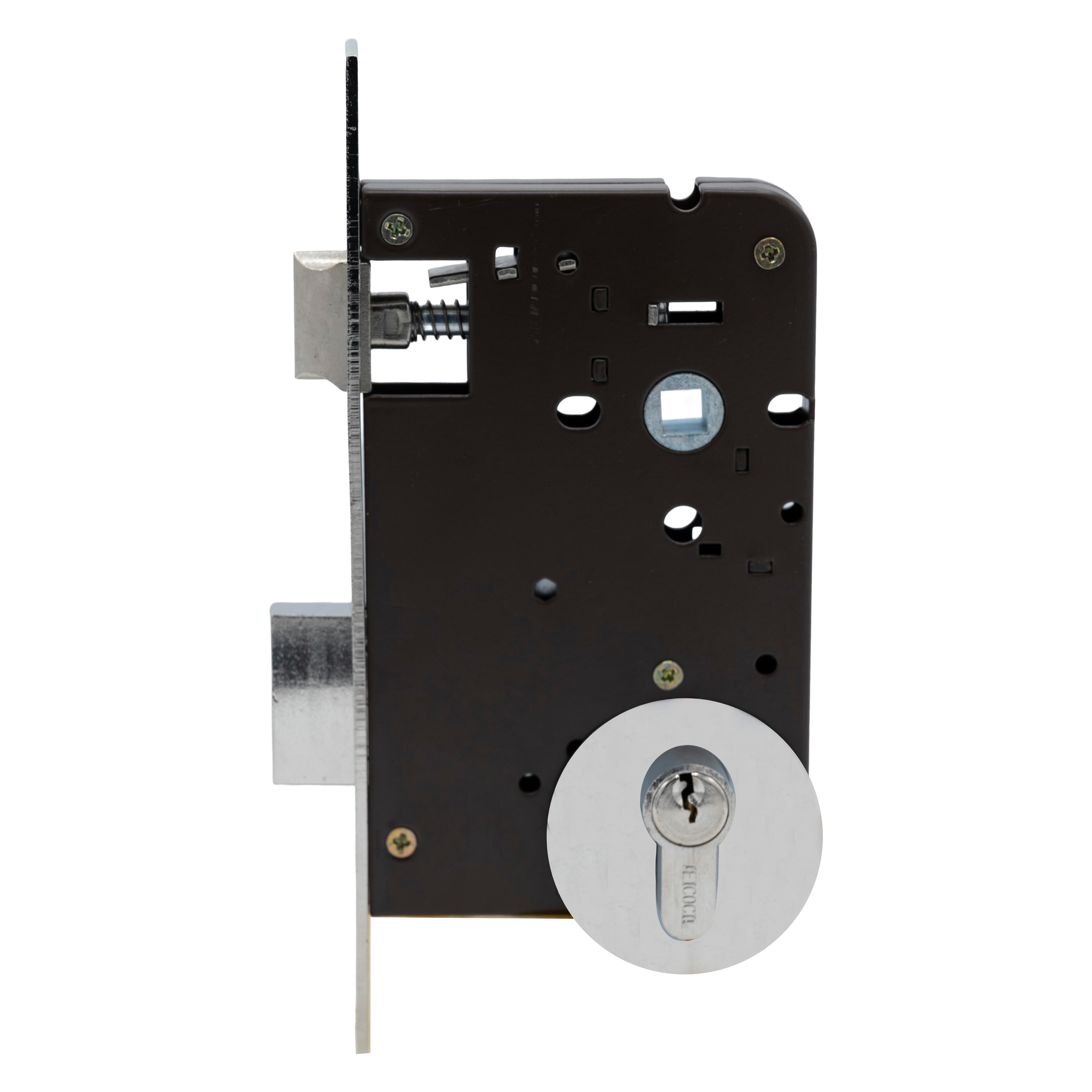 FECHADURA EMBUTIR CILINDRO 725 60mm CROMADO MATE - 5