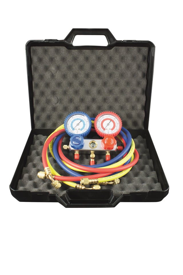 KIT MANOMETRO CON MANGUERAS Y TUBO CONEXION