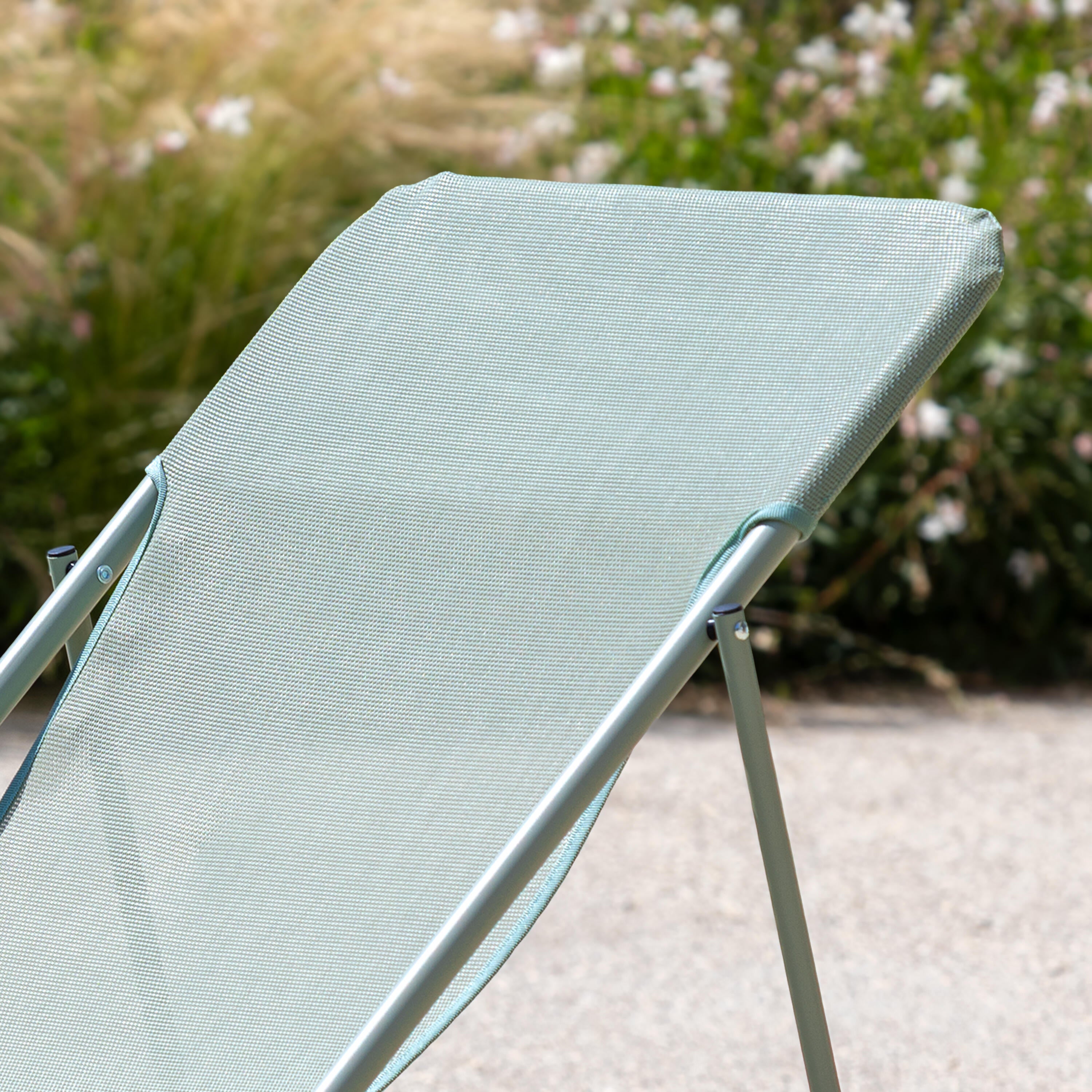 Chilienne de jardin pliable Lima en acier vert forêt - 6