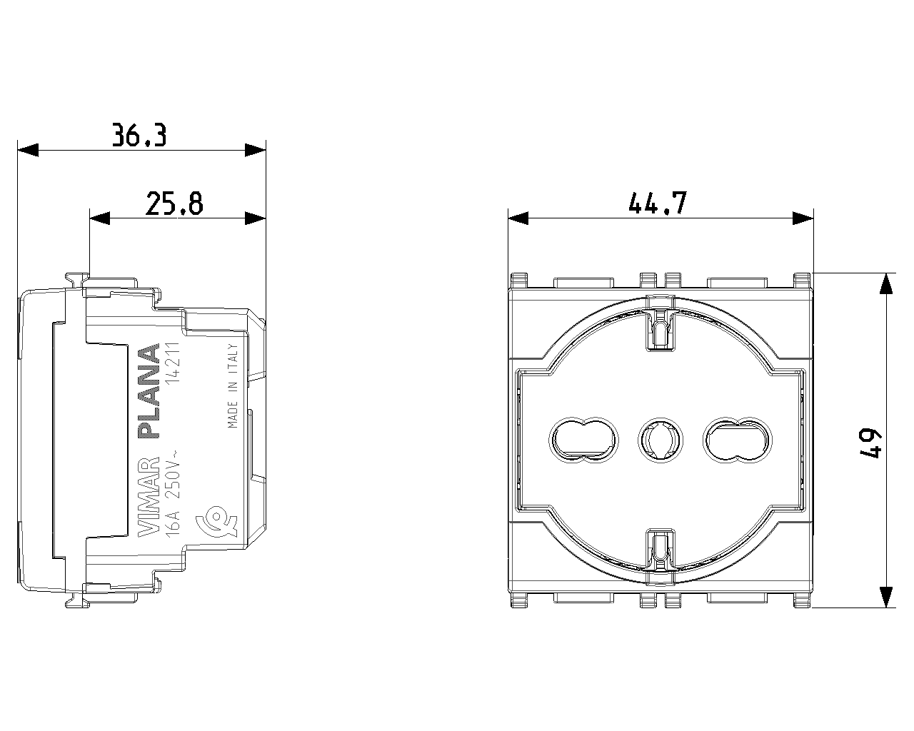 Kit manguera de aspiración GEOLIA 22 mm de ø y 7 m de longitud - 2