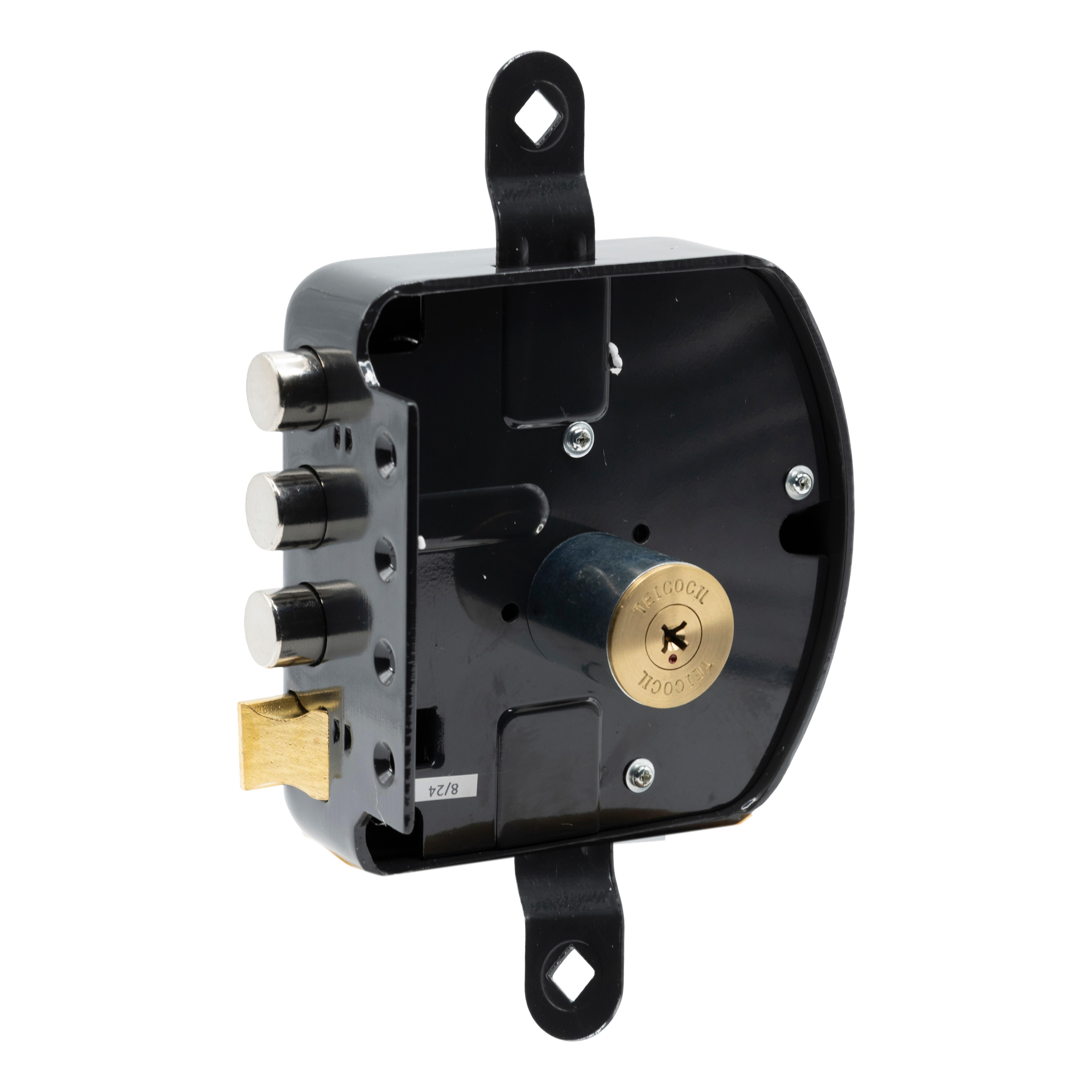 FECHADURA SOBREPOR COM TRANCAS 9098 CHAVE DE CRUZ DIREITO - 5