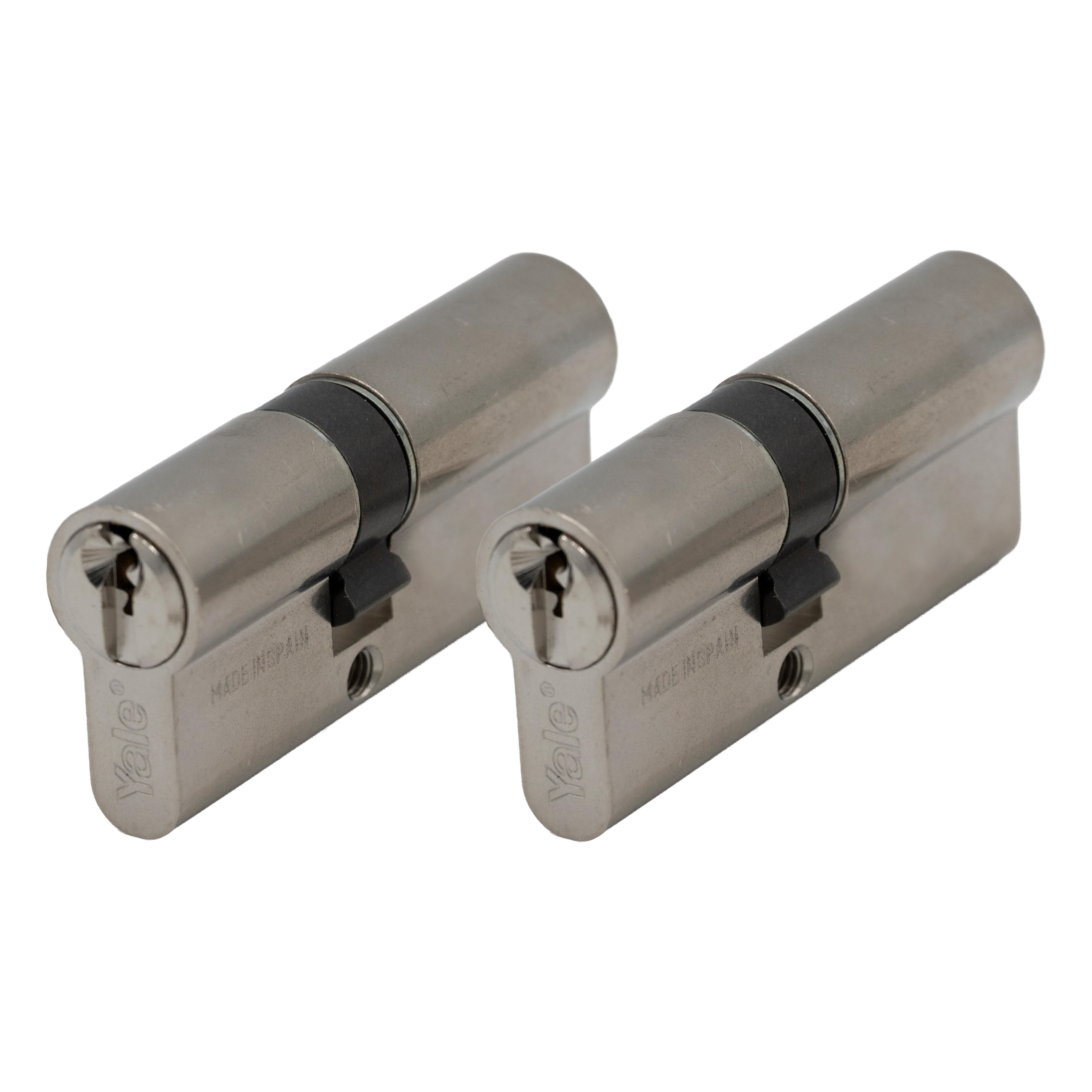 2 BOMBÍN CERRADURA 30X40MM MISMA LLAVE CON 3 LLAVES YALE - 4
