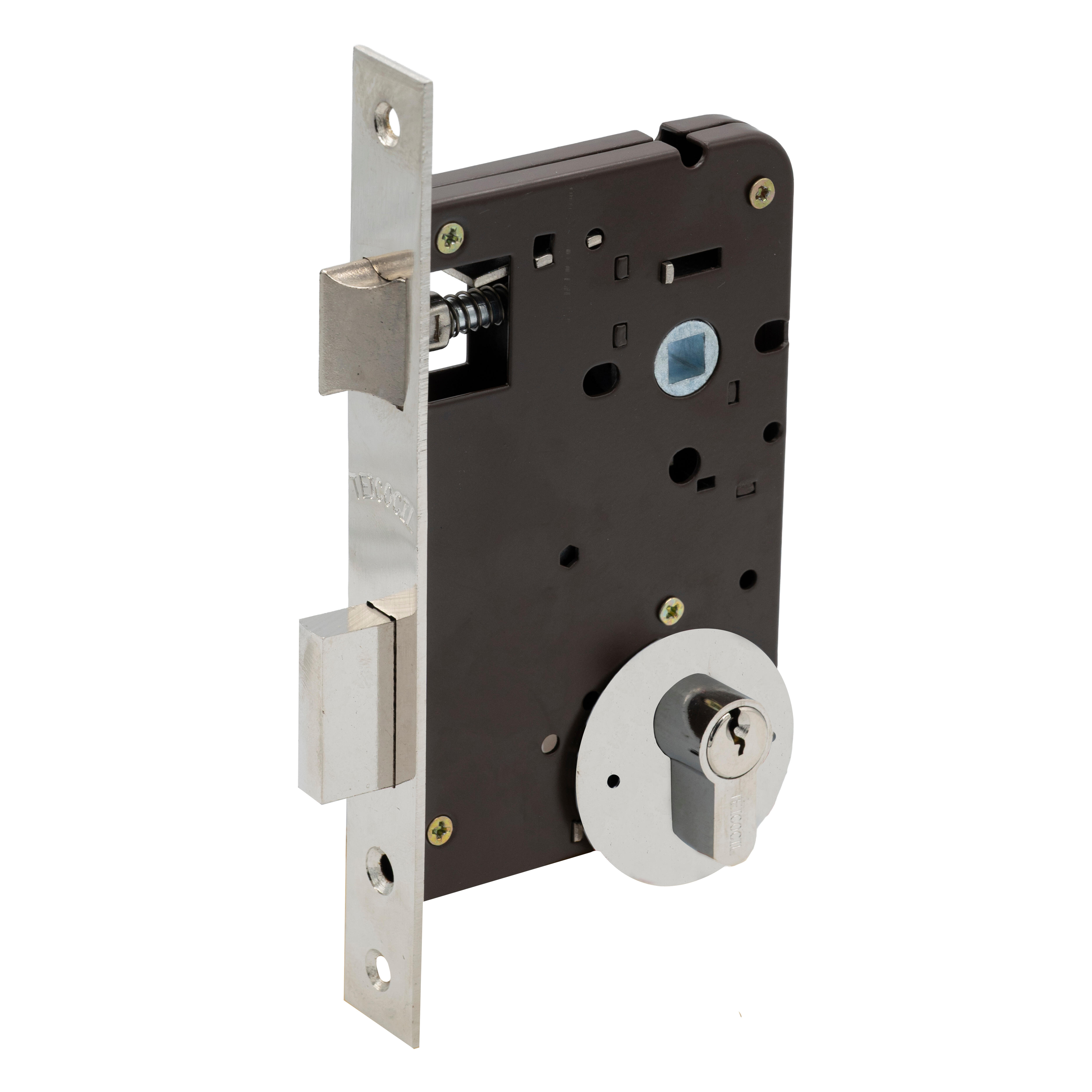 FECHADURA EMBUTIR CILINDRO 725 60mm CROMADO MATE - 2