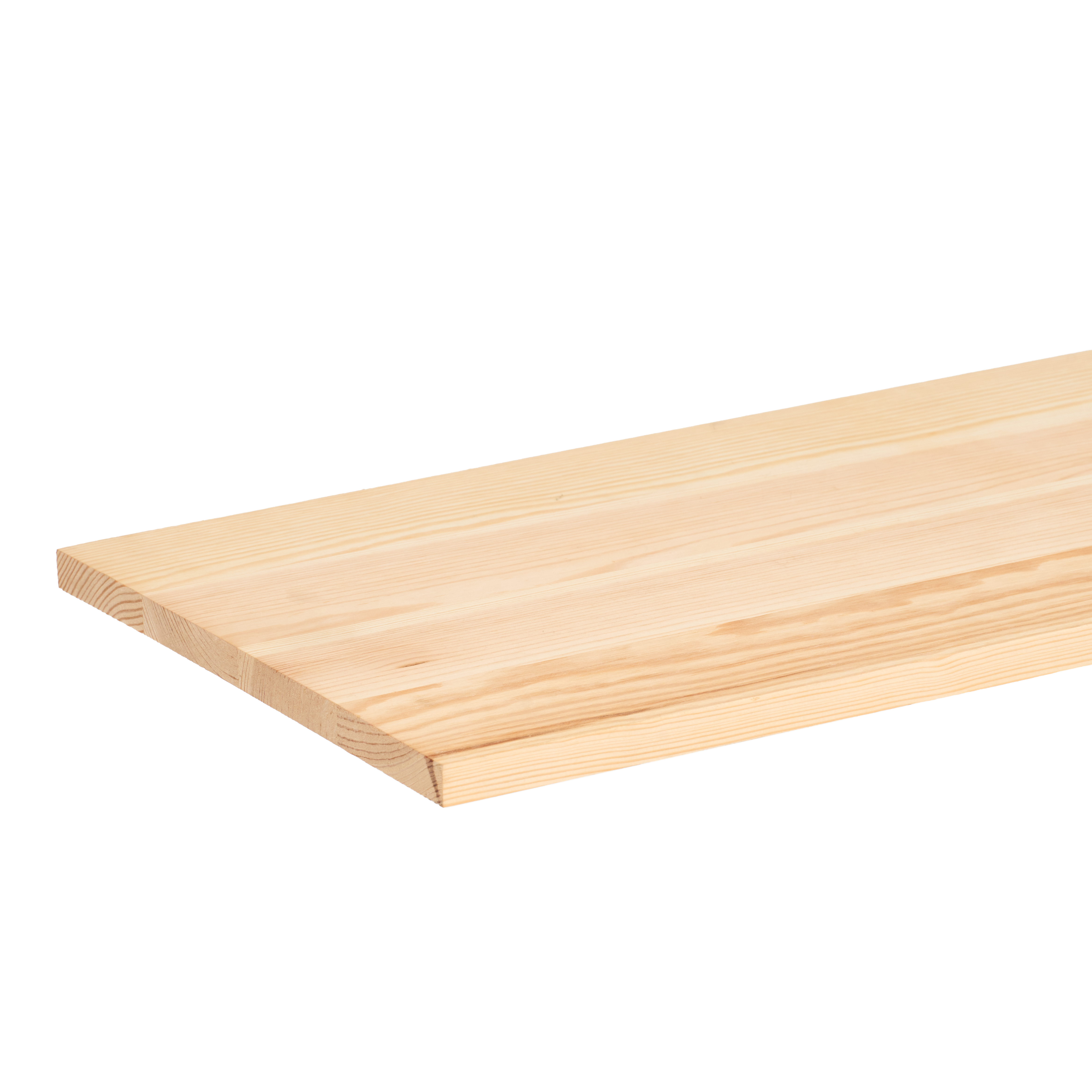 Półka ścienna 1.8x30x150 cm sosnowa sękata surowa klejona DETALIA
 - 2
