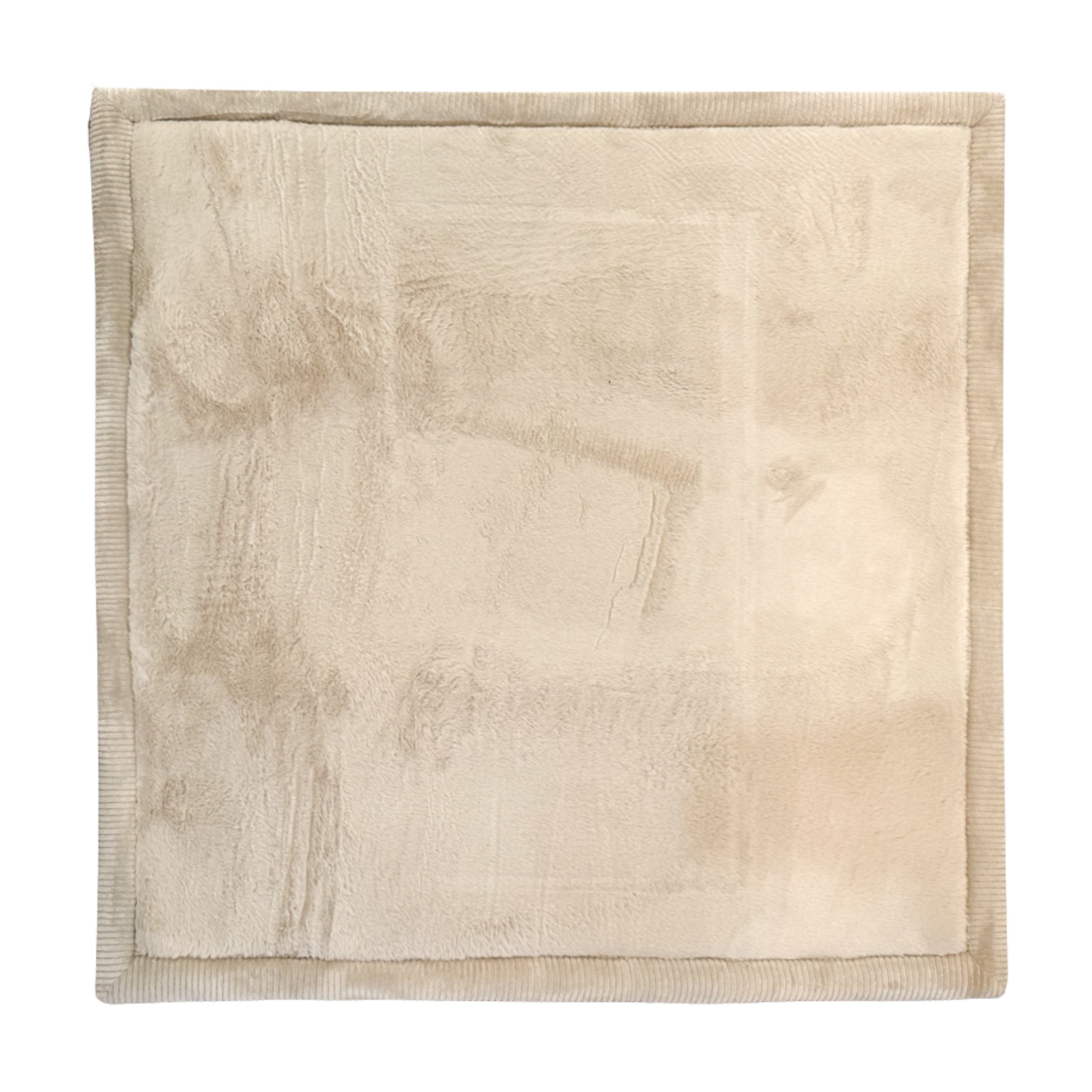 Dywan Shaggy Puffy beżowy 80 x 80 cm