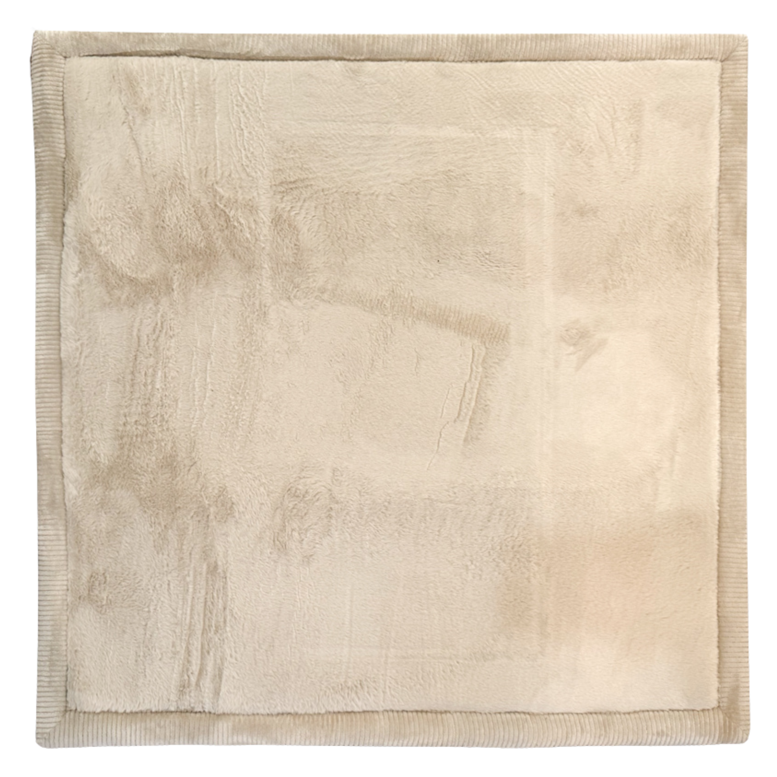 Dywan Shaggy Puffy beżowy 120 x 120 cm