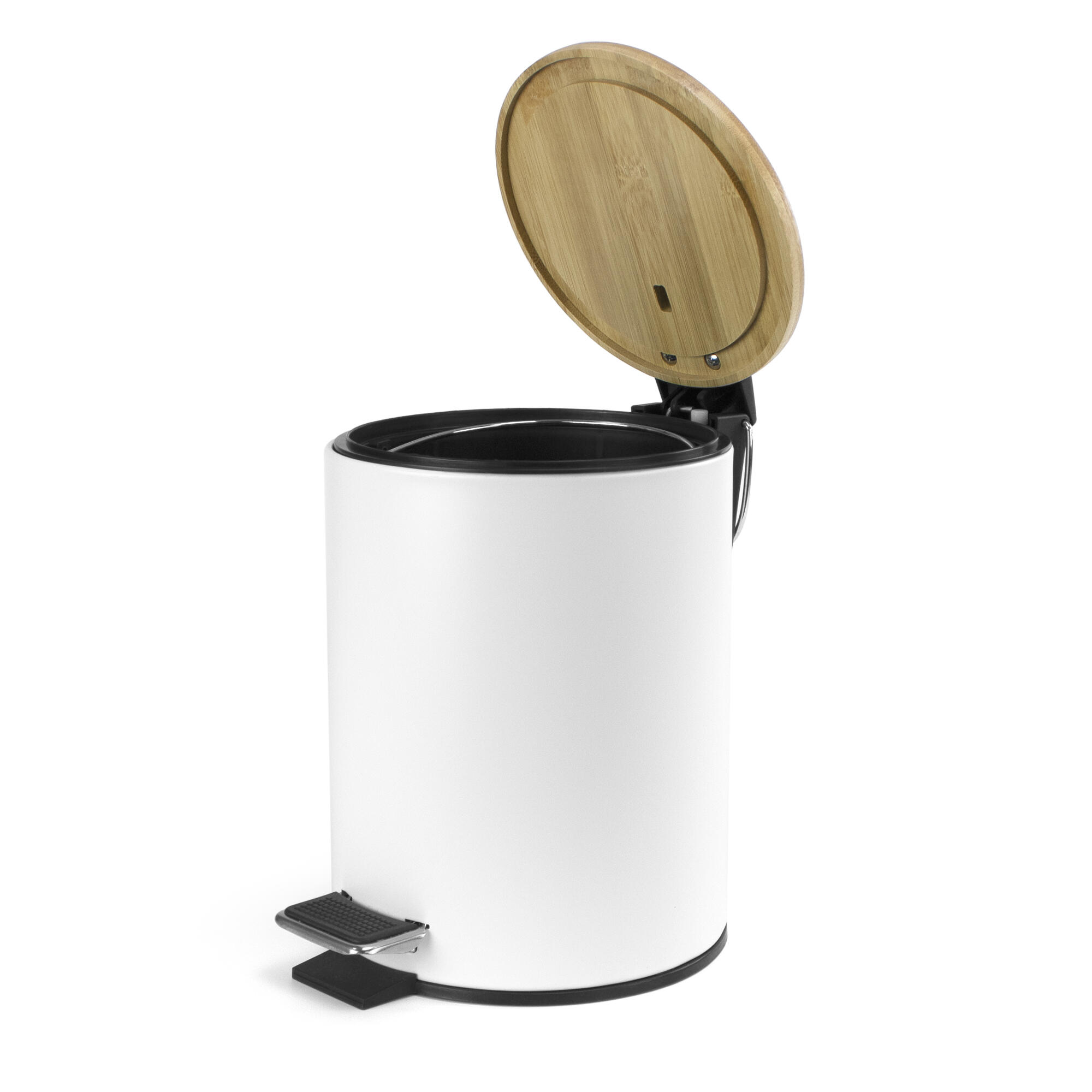 Balde de casa de banho 17x23x17 cm branco mate 3 lt Deblanch Luum - 2