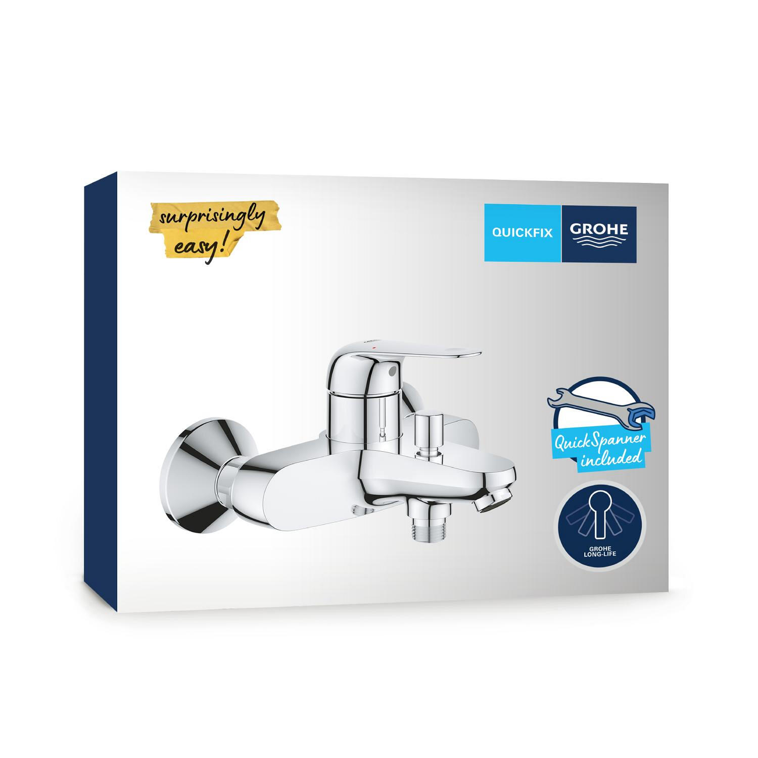 Grifo de bañera monomando GROHE Swift cromo brillo Antical Latón - 13