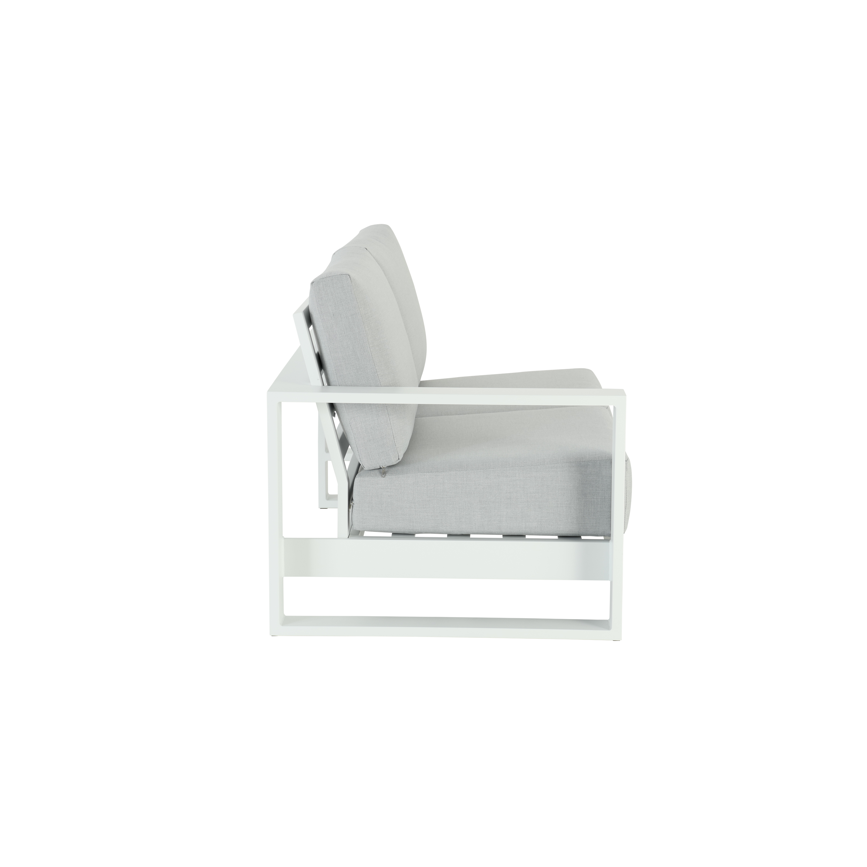 Sofá de jardim canto direito branco Athena Naterial - 6