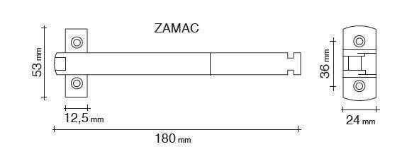 Entrebâilleur de fenêtre zamak blanc, SOCONA Airbaie - b2 - 5