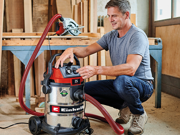 Aspirador de sólidos e líquidos 1100 W 25L Einhell TE-VC 2580 SACL - 3