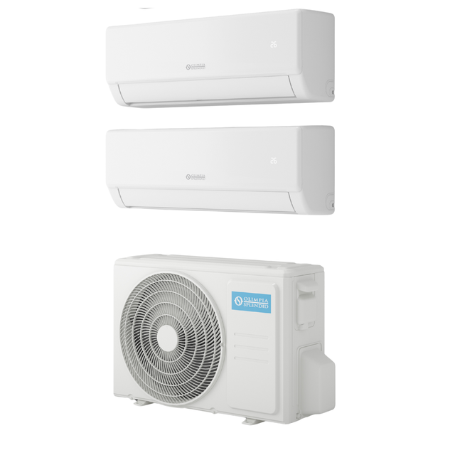 Condizionatore dual OLIMPIA SPLENDID 9000 9000 BTU inverter WIFI A++/A+ serie Aryal S2