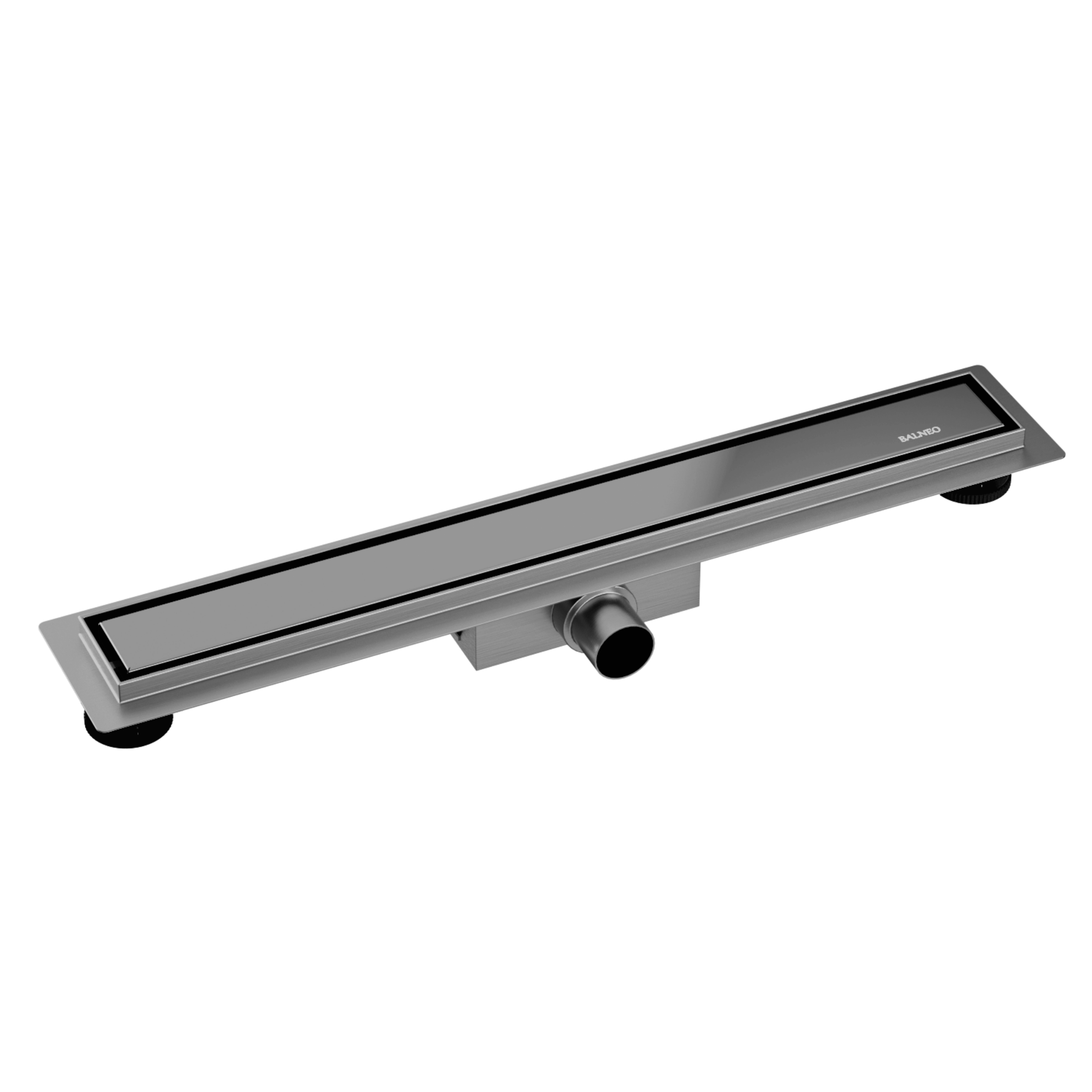 Odpływ liniowy Duplex 2w1 800 Gun Metal Balneo