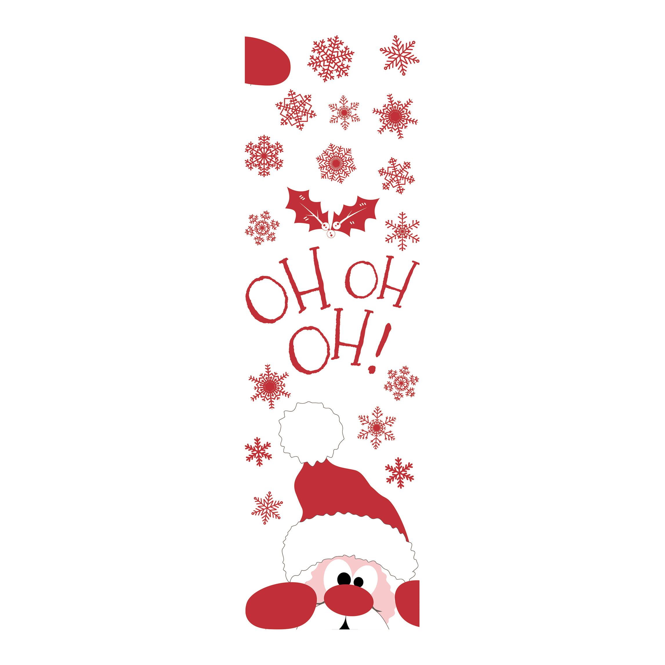 Sticker Christmas Santa Claus 22x67 cm - 3
