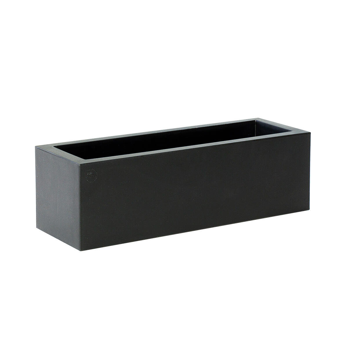Maceta de polietileno newgarden 60 x 18 cm gris