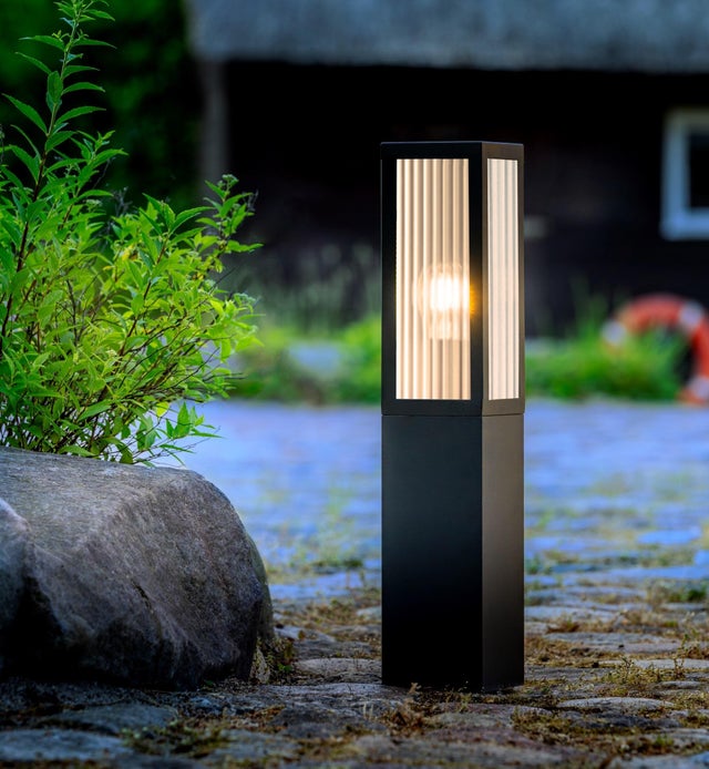 Borne extérieure E27 max 40W noir Getta BRILLIANT