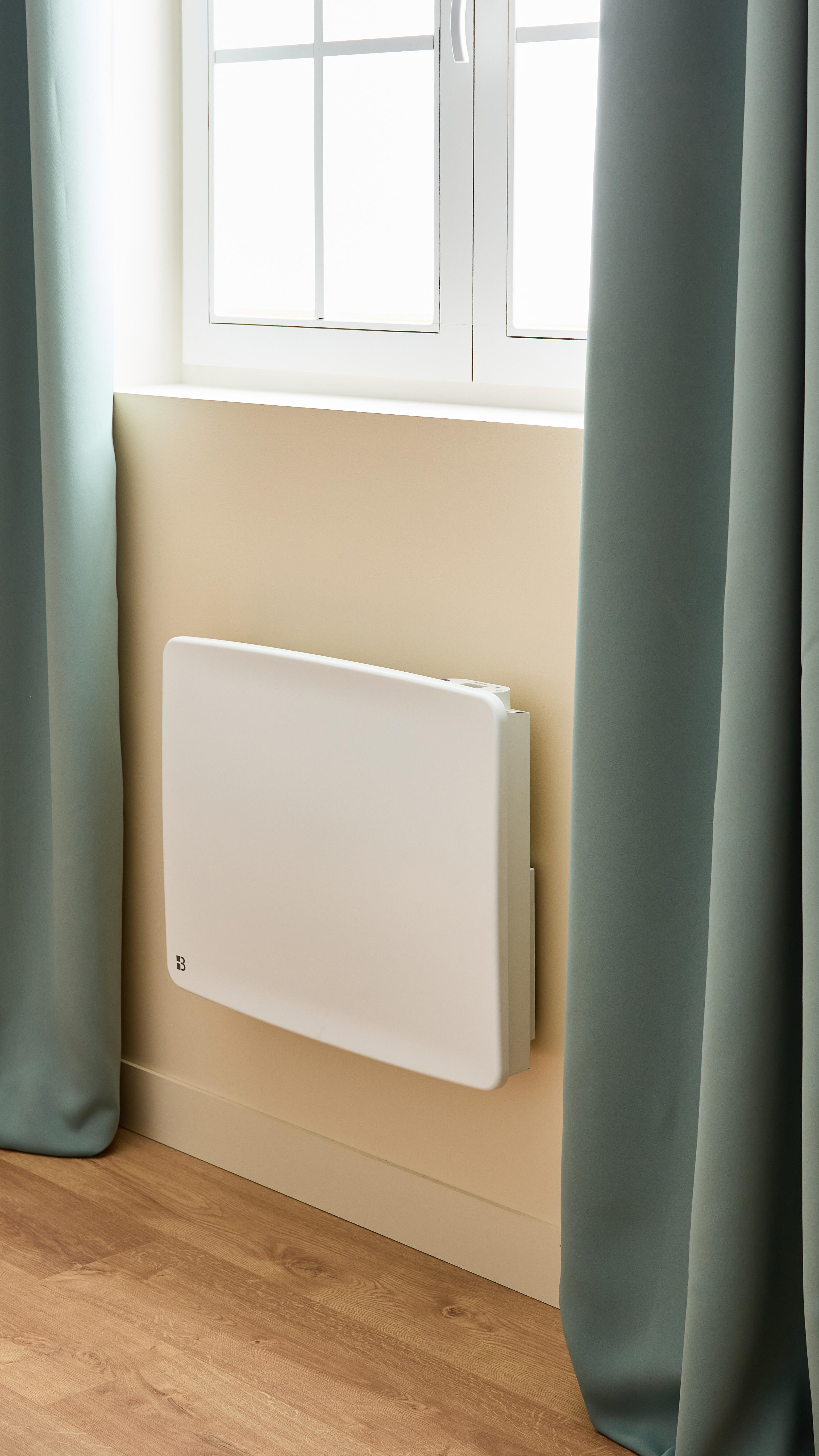 Radiateur électrique connecté à inertie sèche Lucca 1000 W BESTHERM - 2