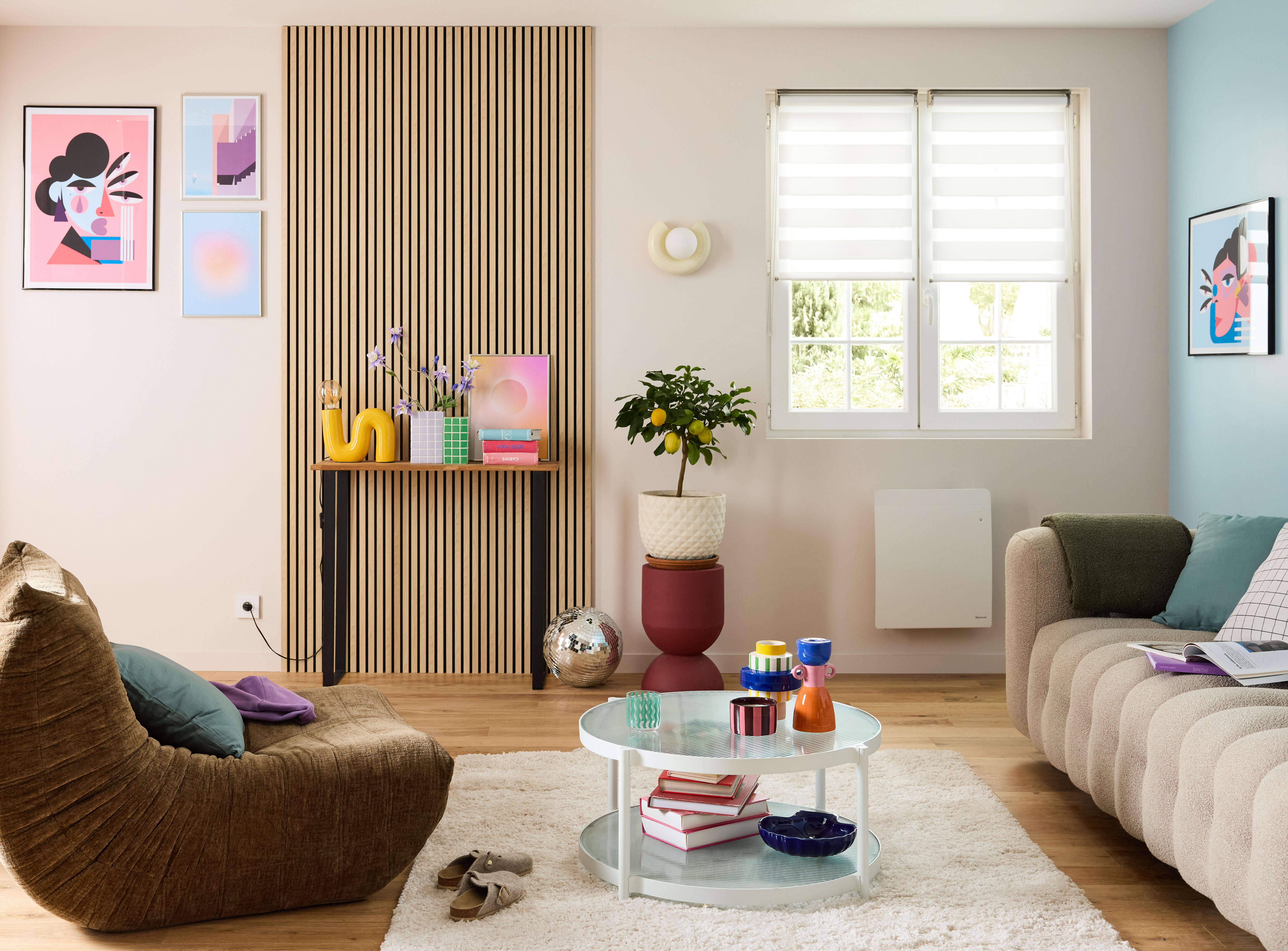 Parquet contrecollé chêne blond bohème vitrifié M BARLINEK, l.13 cm - 2