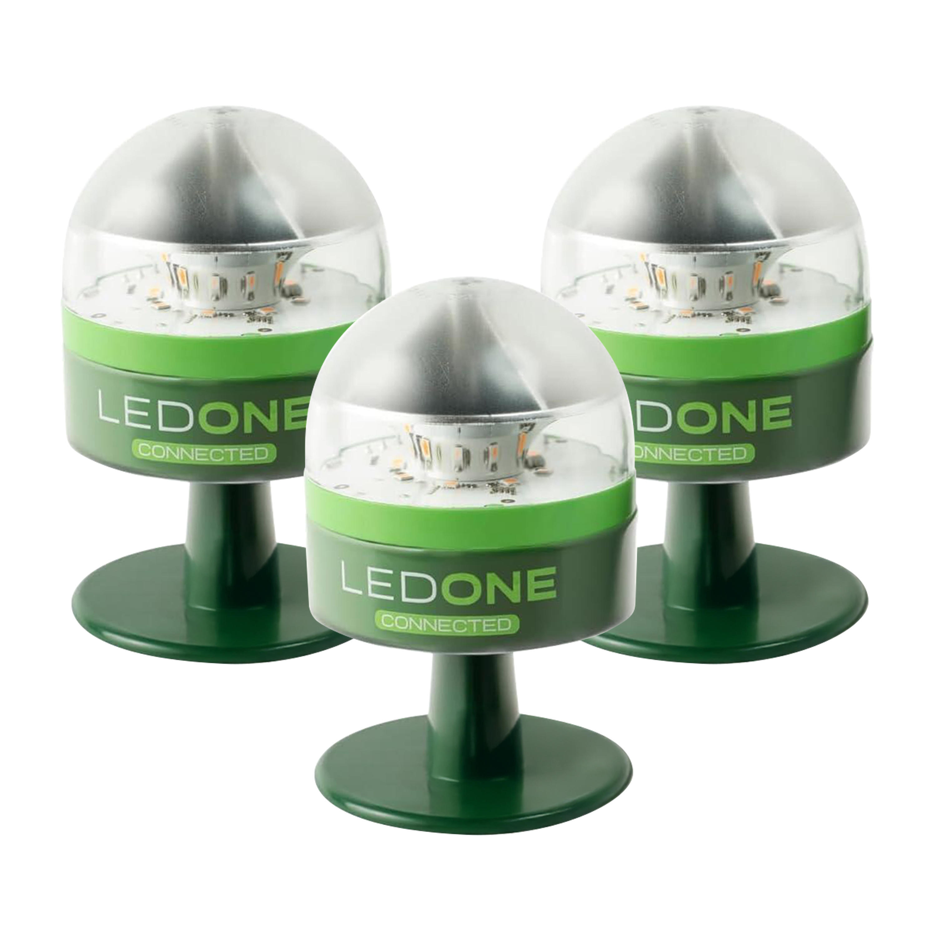 Pack 3 balizas v16 homologada dgt geolocalizada ledone connected