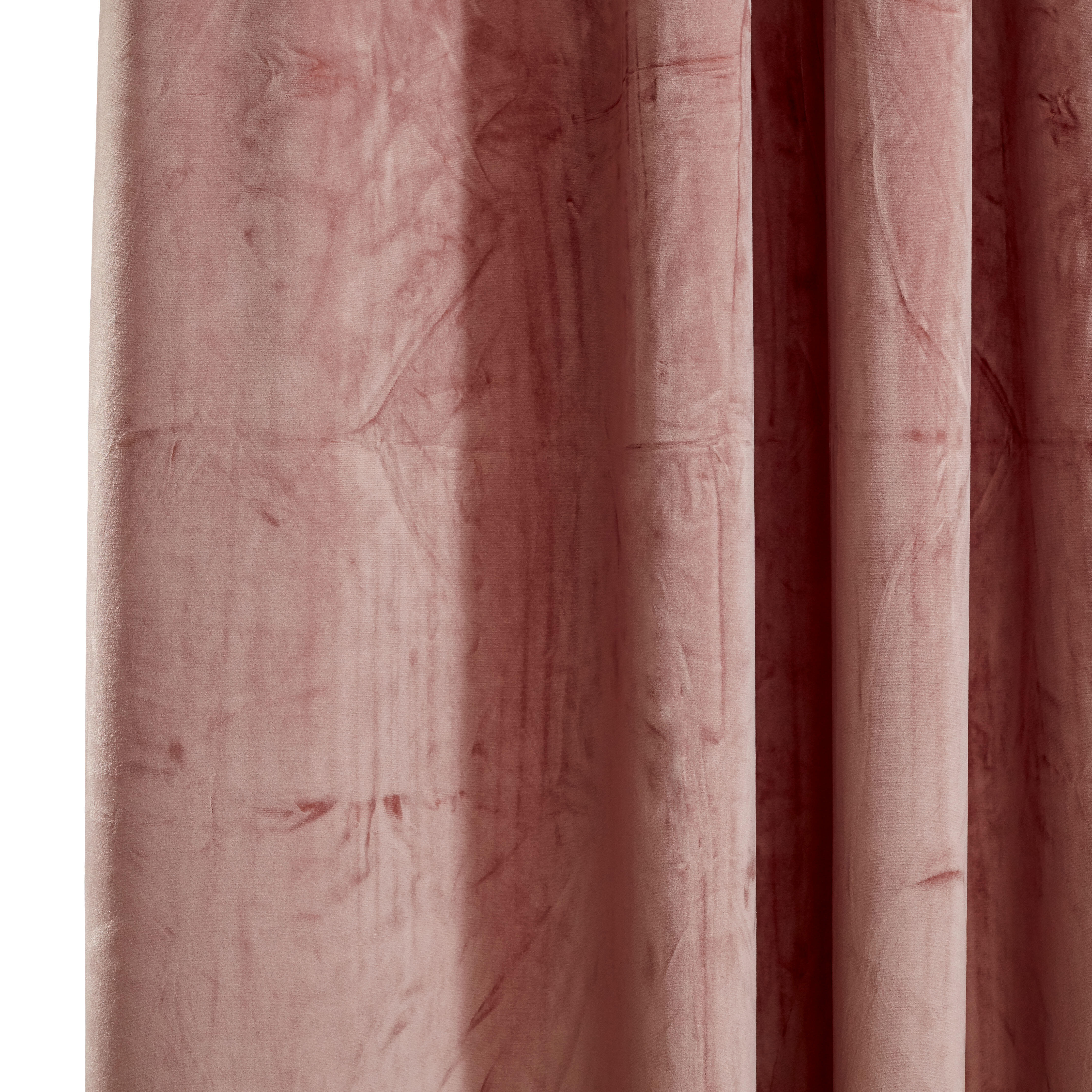 Tenda Misty rosa antionde, passanti nascosti 135x280 cm - 12
