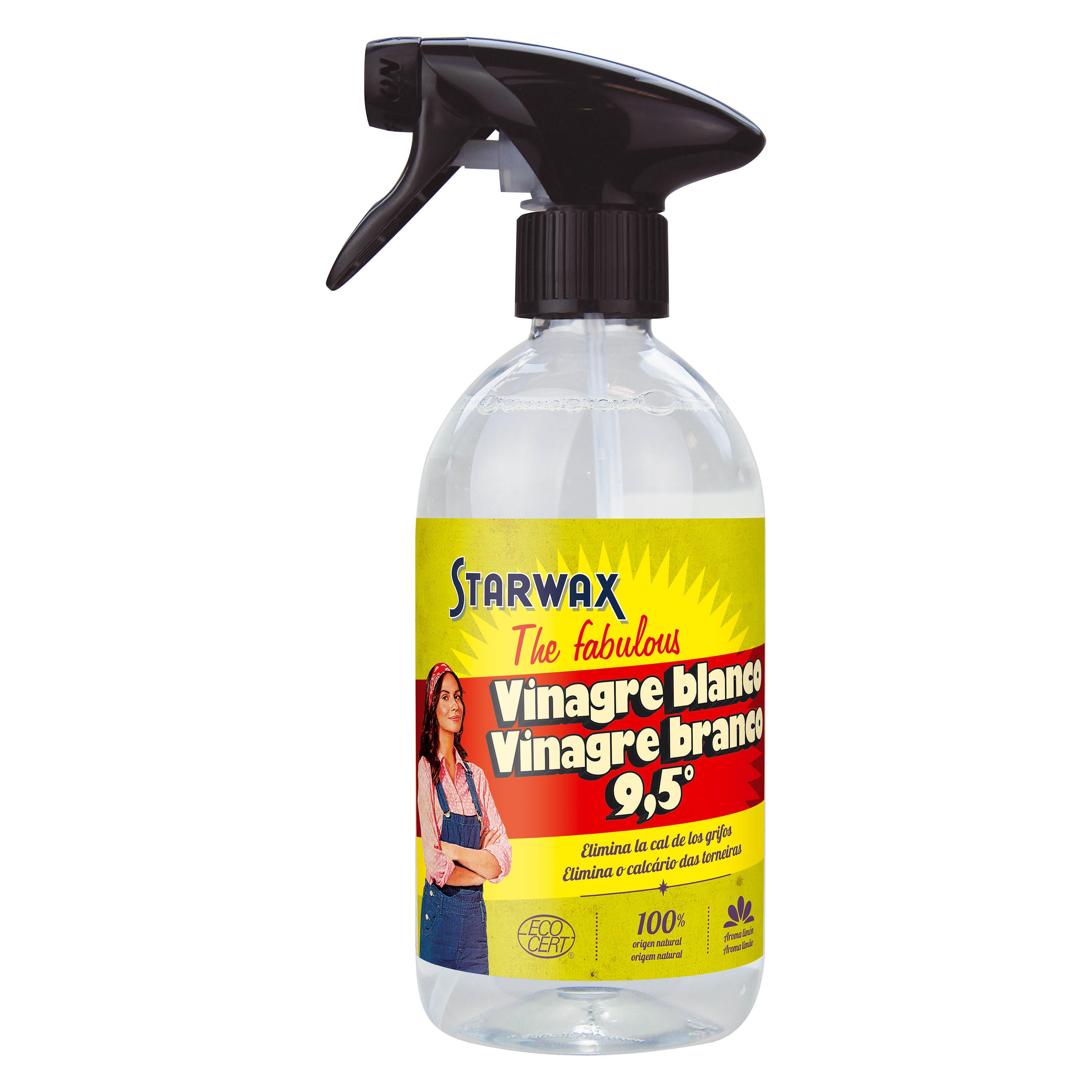 Vinagre branco limpeza 9.5º 500 ml Starwax - 2