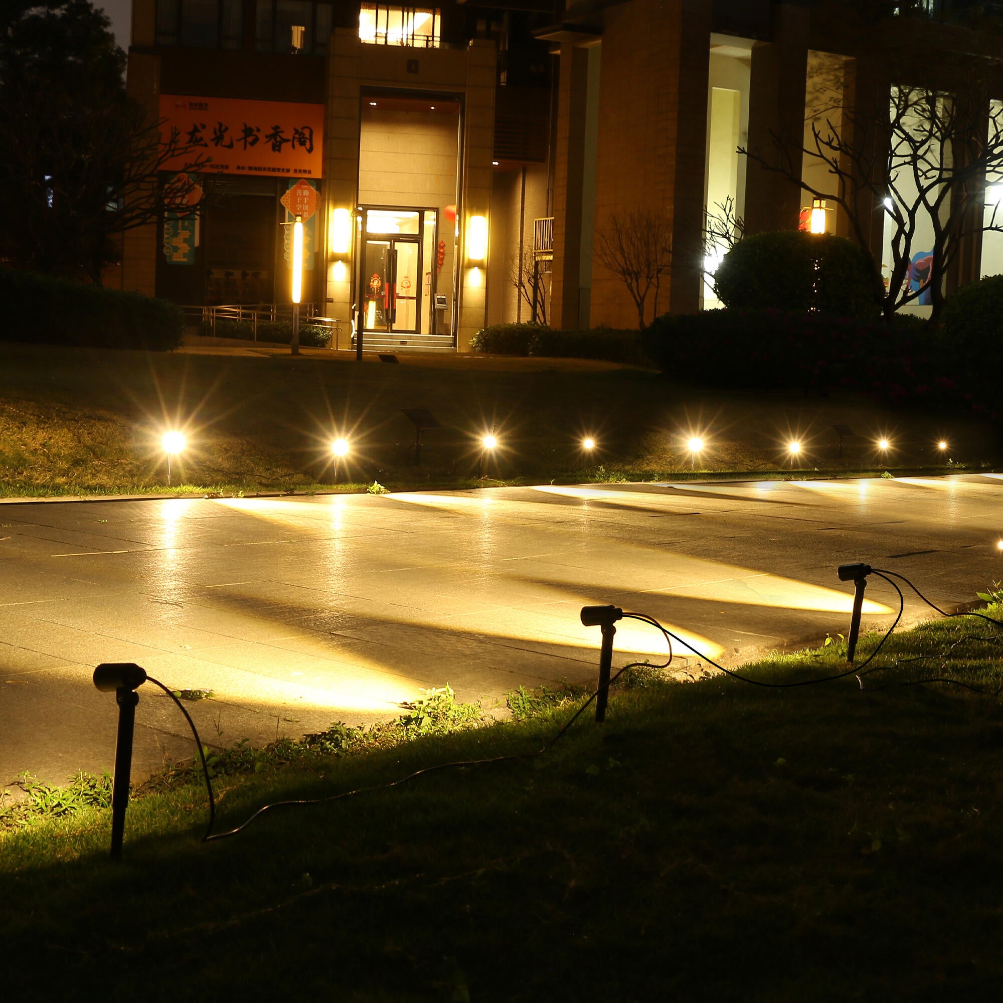 Pack de 8 balizas jardín solar exterior LED negro LUMISKY Mini Roundy ...
