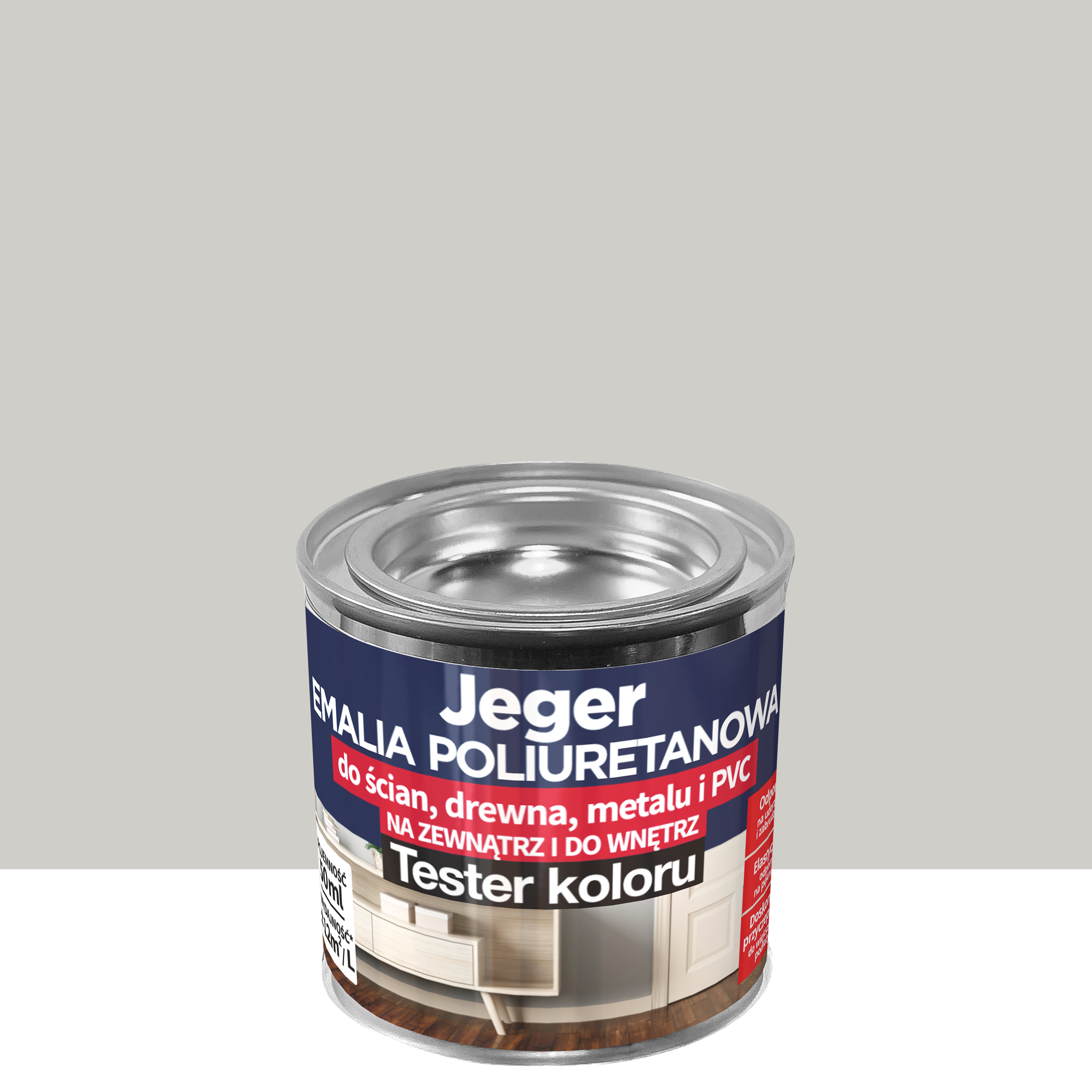 Tester emalii poliuretanowej Granit Półmat 50 ml Jeger