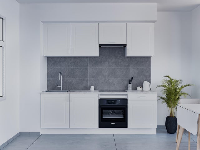 Cocina en kit MAZARRON blanco 240 cm