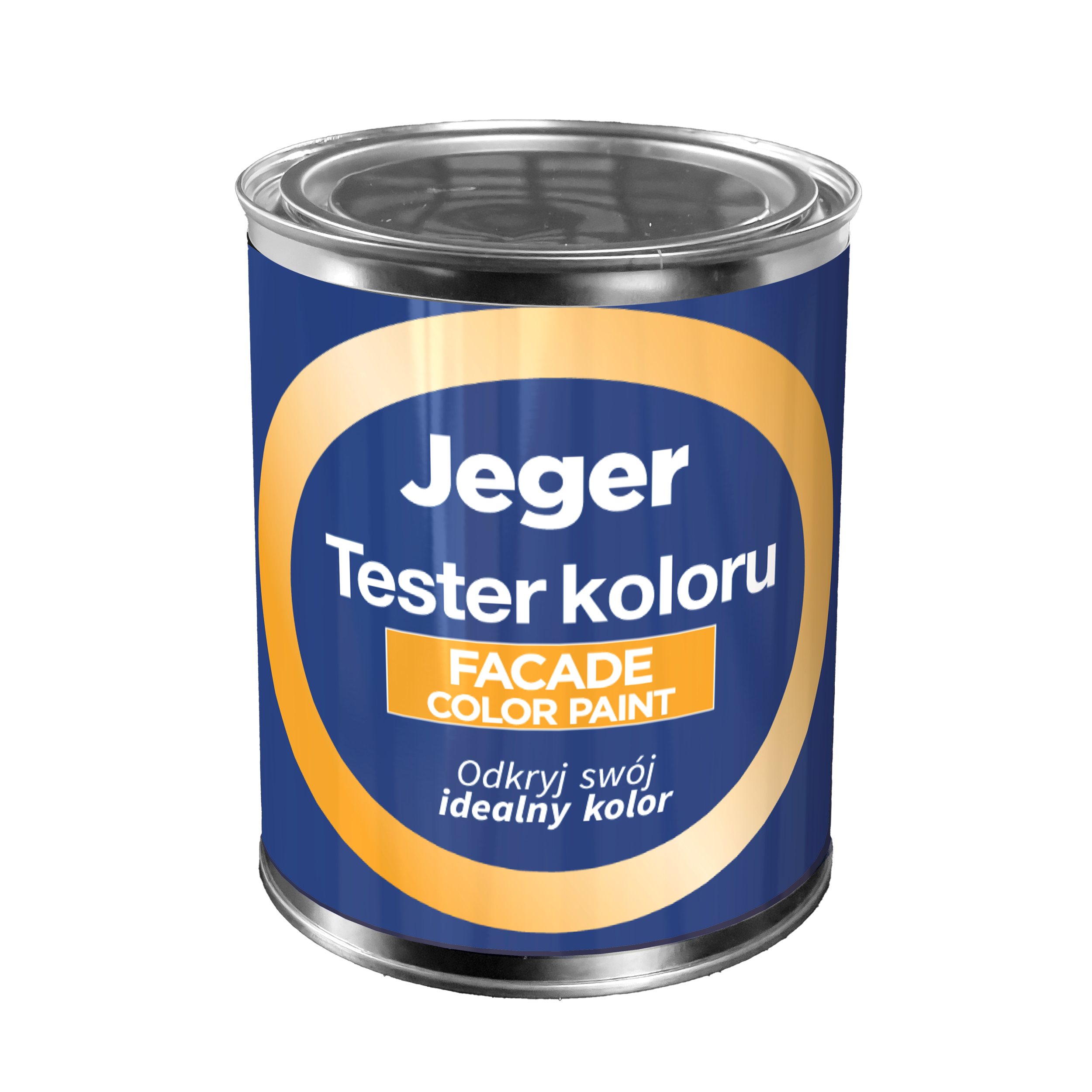 Tester koloru Jeger biała półmat Fasada baza C 0.475 litra