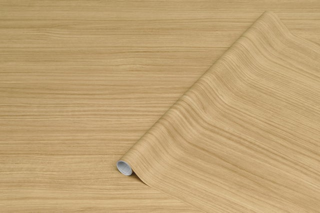 Rouleau adhésif décoratif, aspect bois chêne clair tropea, l.0.675xL.2 m