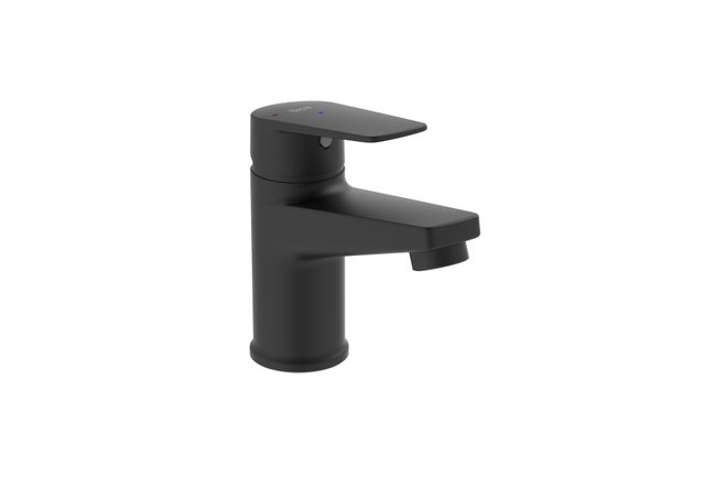 GRIFO DE LAVABO MONOMANDO ROCA RODAS NEGRO 