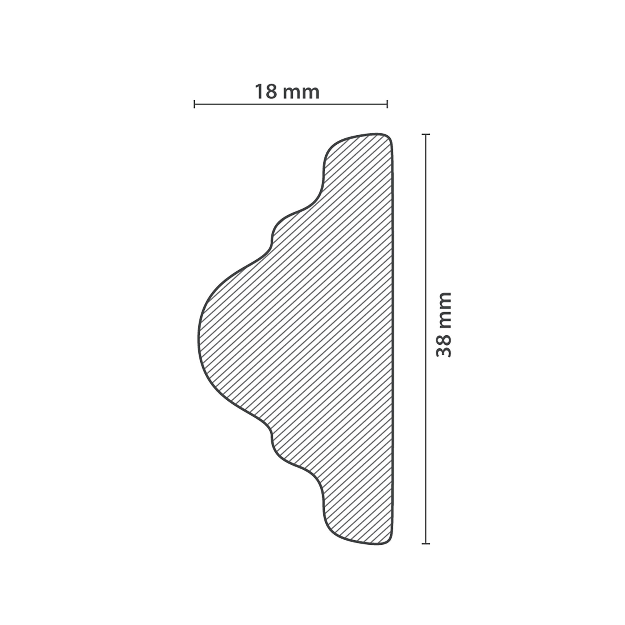 Friso 200x3,8x1,8 cm HOMESTAR HD CW11 - 5