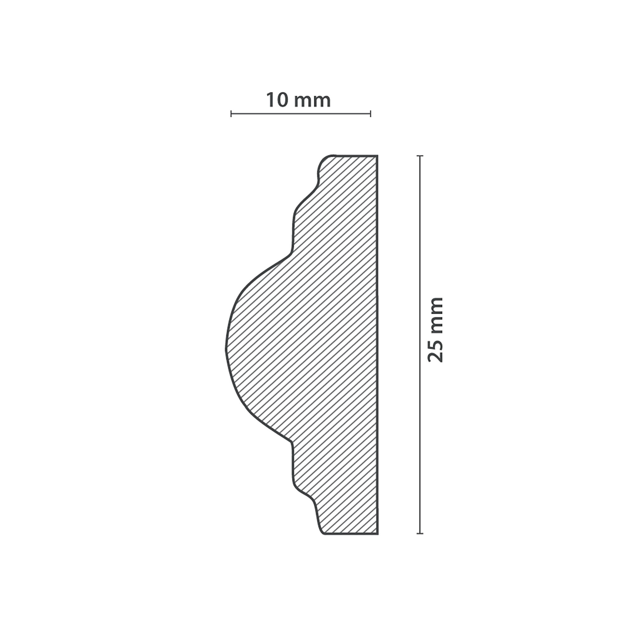 Friso 200x2,5x1 cm HOMESTAR HD CW - 5
