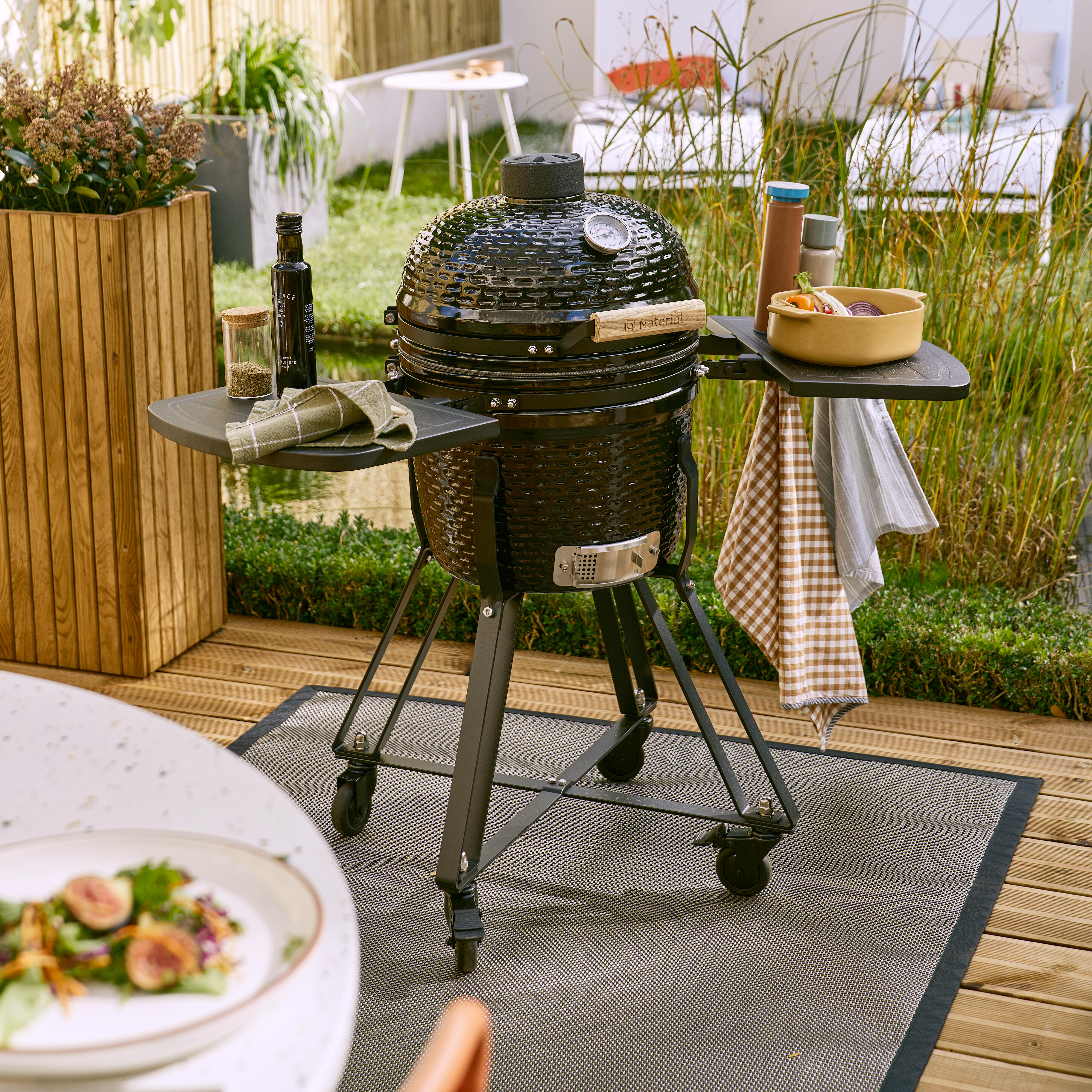 Tapis de protection pour barbecue NATERIAL, 100x120cm - 2