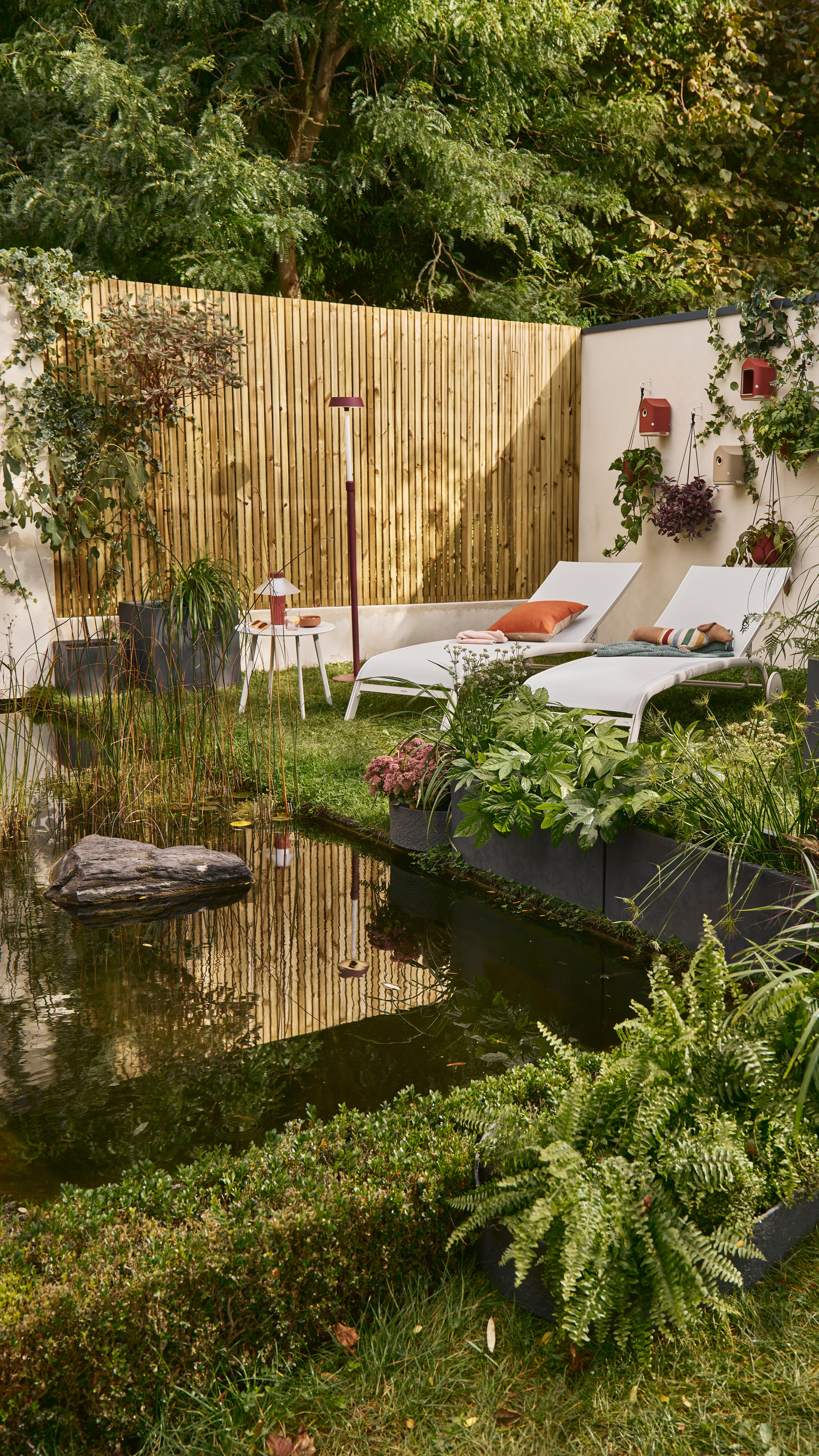 Tumbona de jardín de aluminio Naterial Lyra II blanca de 63x95x207 cm - 13