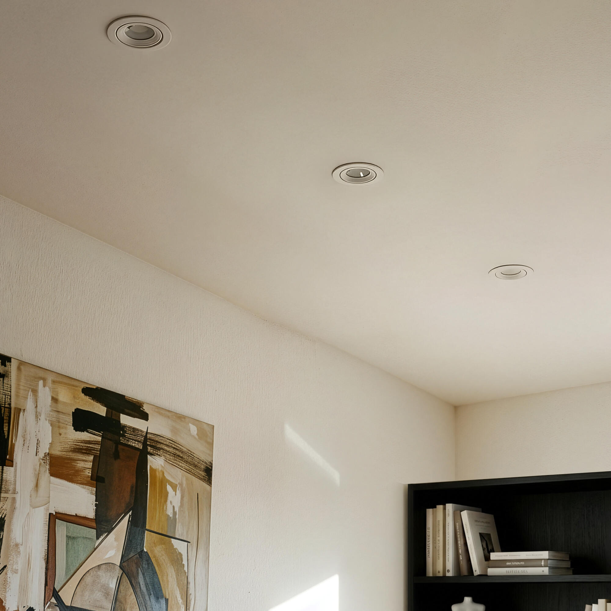 Downlight LED empotrable ALVERLAMP blanco redondo ø9 cm 650 luz CCT 3000K-6500KK IP20 - Foco LED empotrado para techos - 3