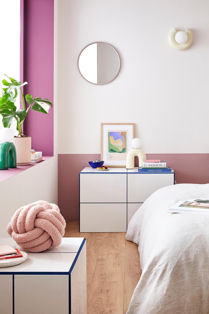 image d'une chambre rose 