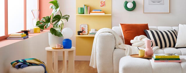 image d'un salon coloré 