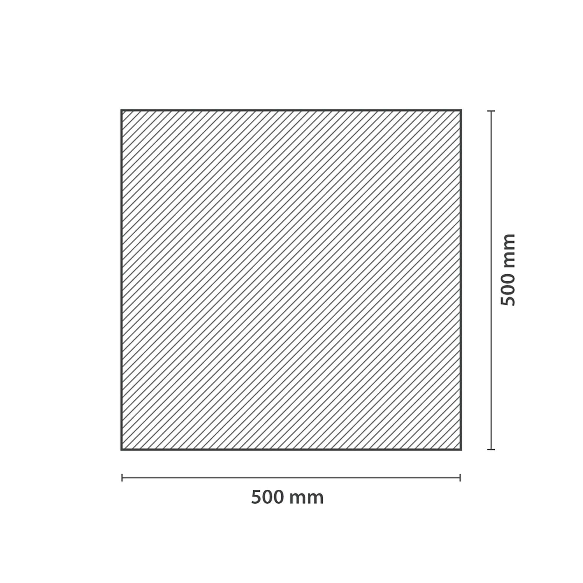 Placas de teto decorativas 500x500 mm HOMESTAR EPS Struktur (Pack 8un) - 5