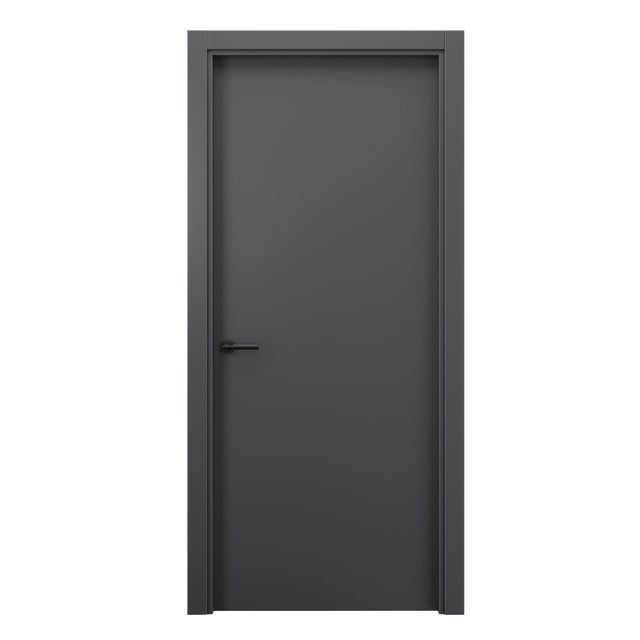 PUERTA ABATIBLE EN BLOCK VINILO GRIS RF60 82,5CM CIEGA DERECHA