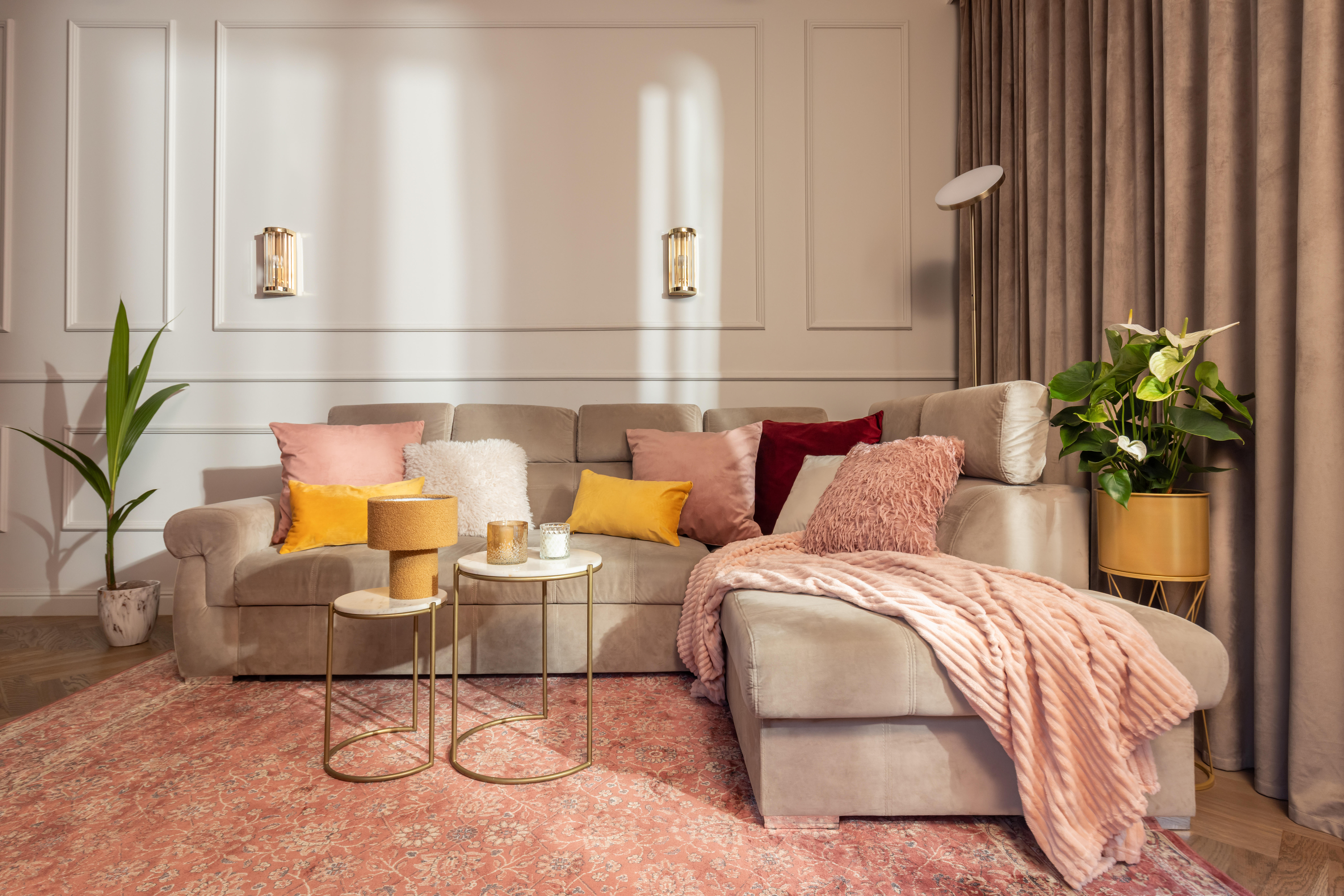 Lampa podłogowa Osana mosiądz 3200 lm LED Inspire - 3