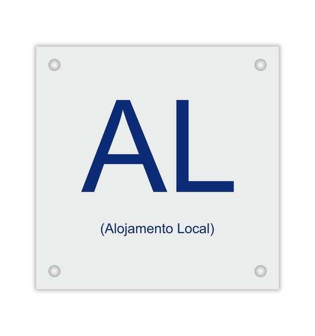 Placa informativa em acrílico 